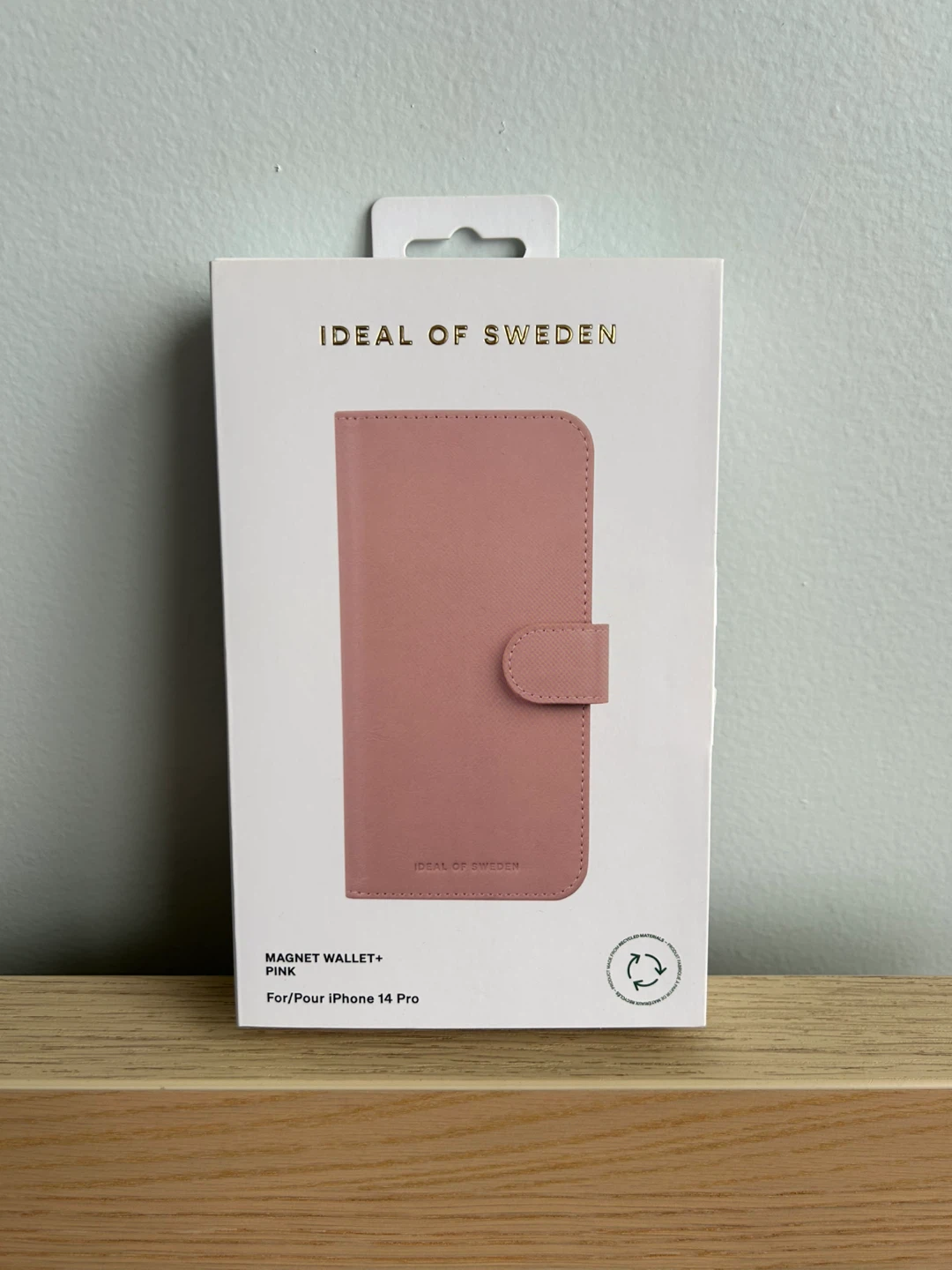 Ideal of Sweden iPhone 14 Pro pink wallet phone case