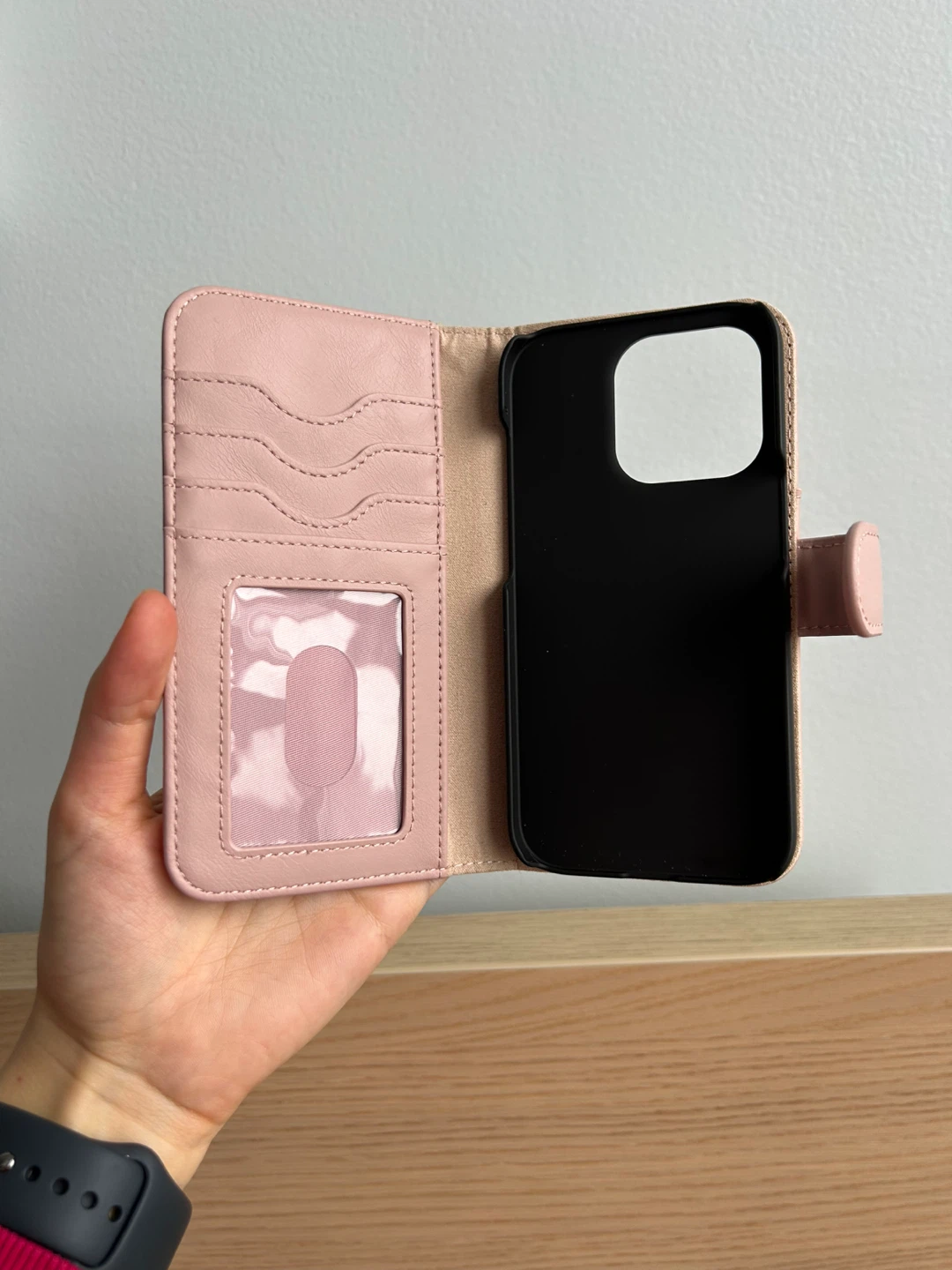Ideal of Sweden iPhone 14 Pro pink wallet phone case - photo 4