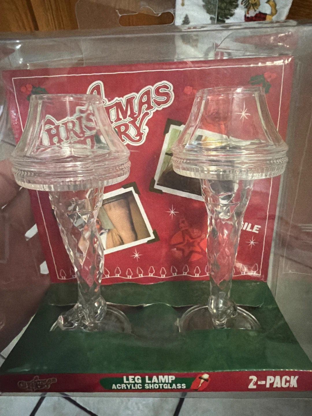 A Christmas Story Leg Lamp Shot Glasses 2-Pack