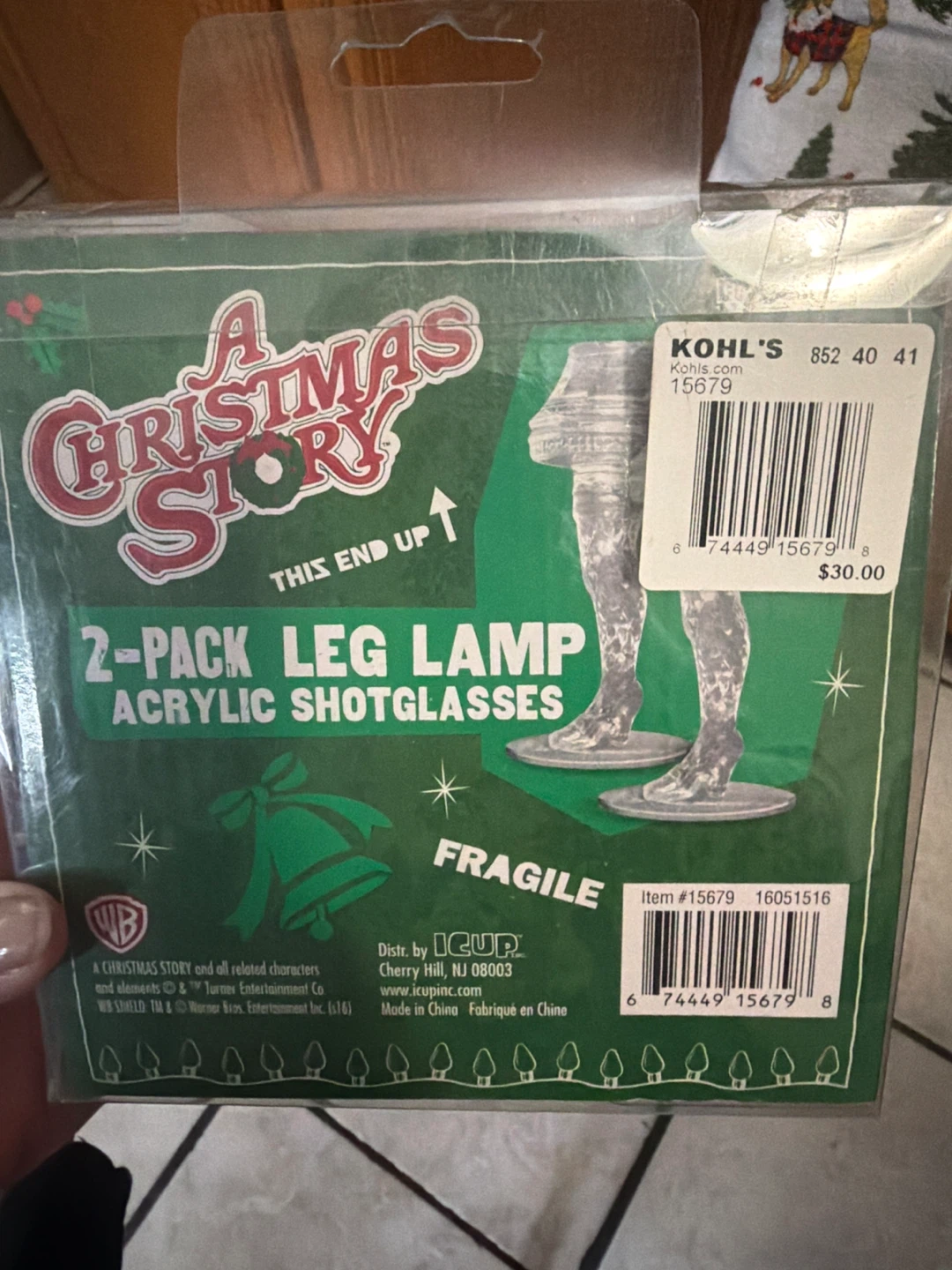 A Christmas Story Leg Lamp Shot Glasses 2-Pack - photo 2