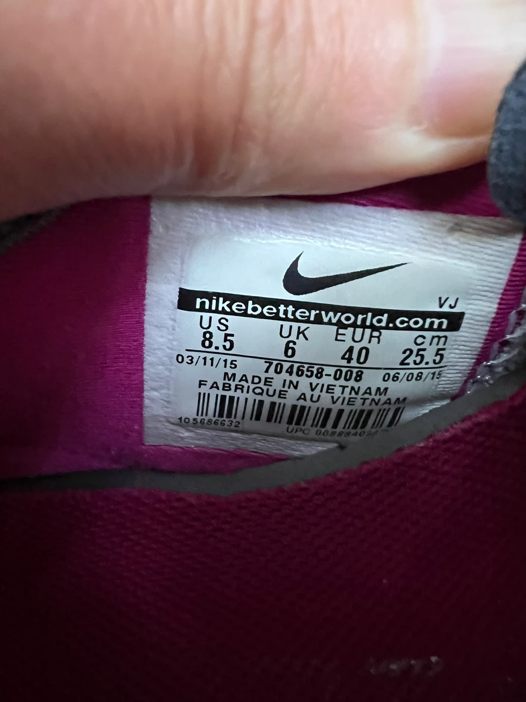 Nike Running Shoes - Gray & Pink - photo 3