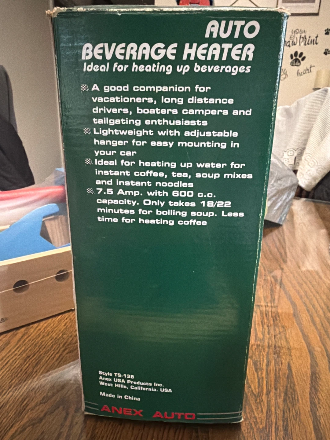 Anex Auto Beverage Heater - New in Box! - photo 4