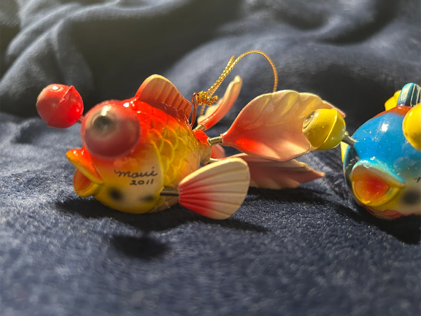 RARE Maui Christmas Fish Ornament Set - photo 4
