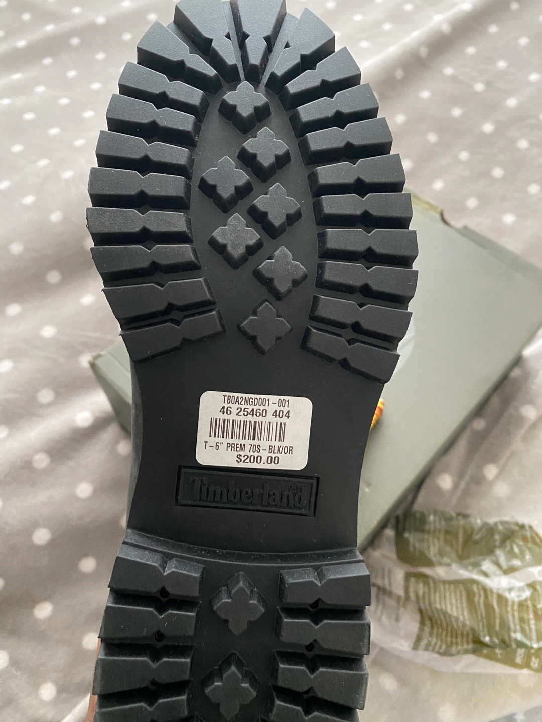 Timberland Premium Waterproof Boot - Black Nubuck, Size 8 - photo 4