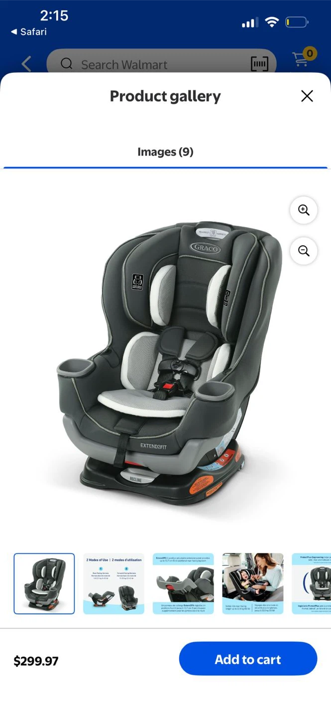 Graco Extend2Fit Convertible Car Seat - photo 2