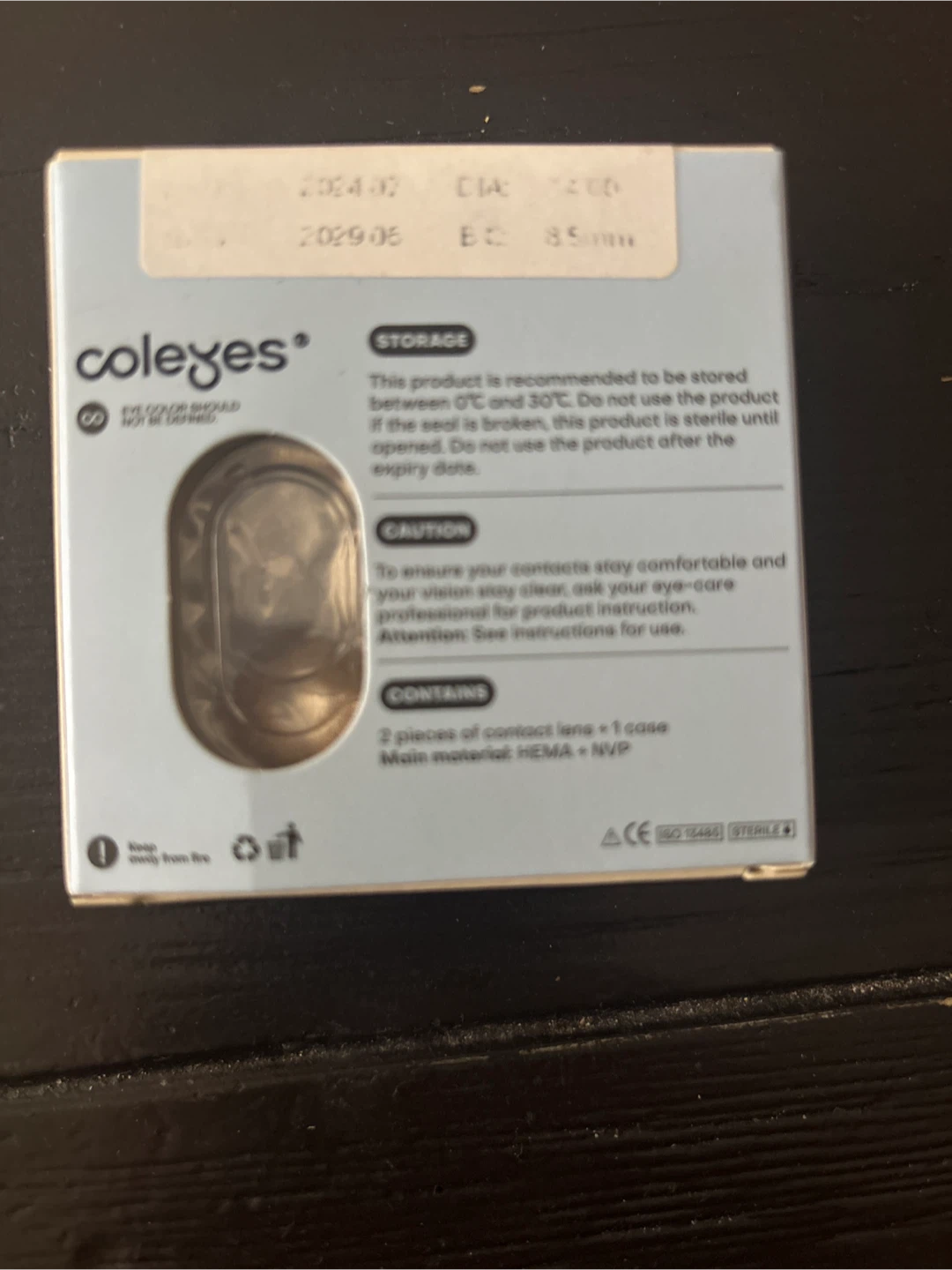 Coleyes Soft Contact Lenses - 2 Lenses + Case - photo 2