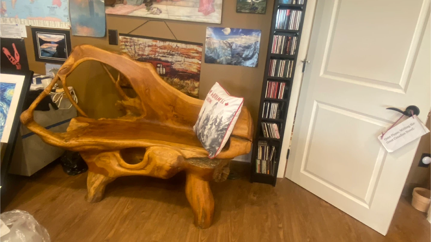 Unique teak Root Bench - photo 3