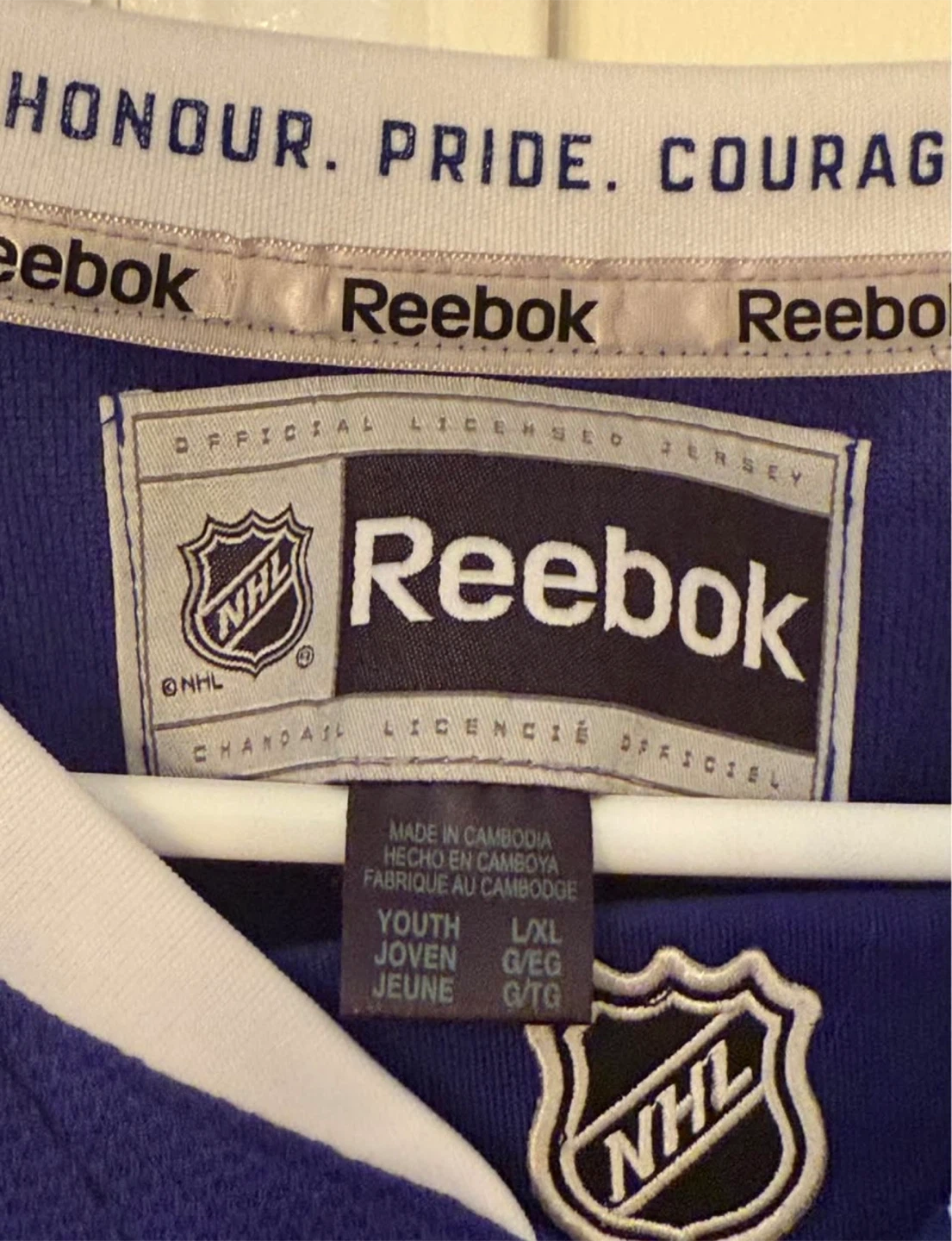 Toronto Maple Leafs Youth Reebok Hockey Jersey- NWT- L/XL - photo 5
