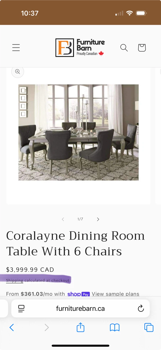 World Menagerie Dining Table & 4 Chairs - photo 2