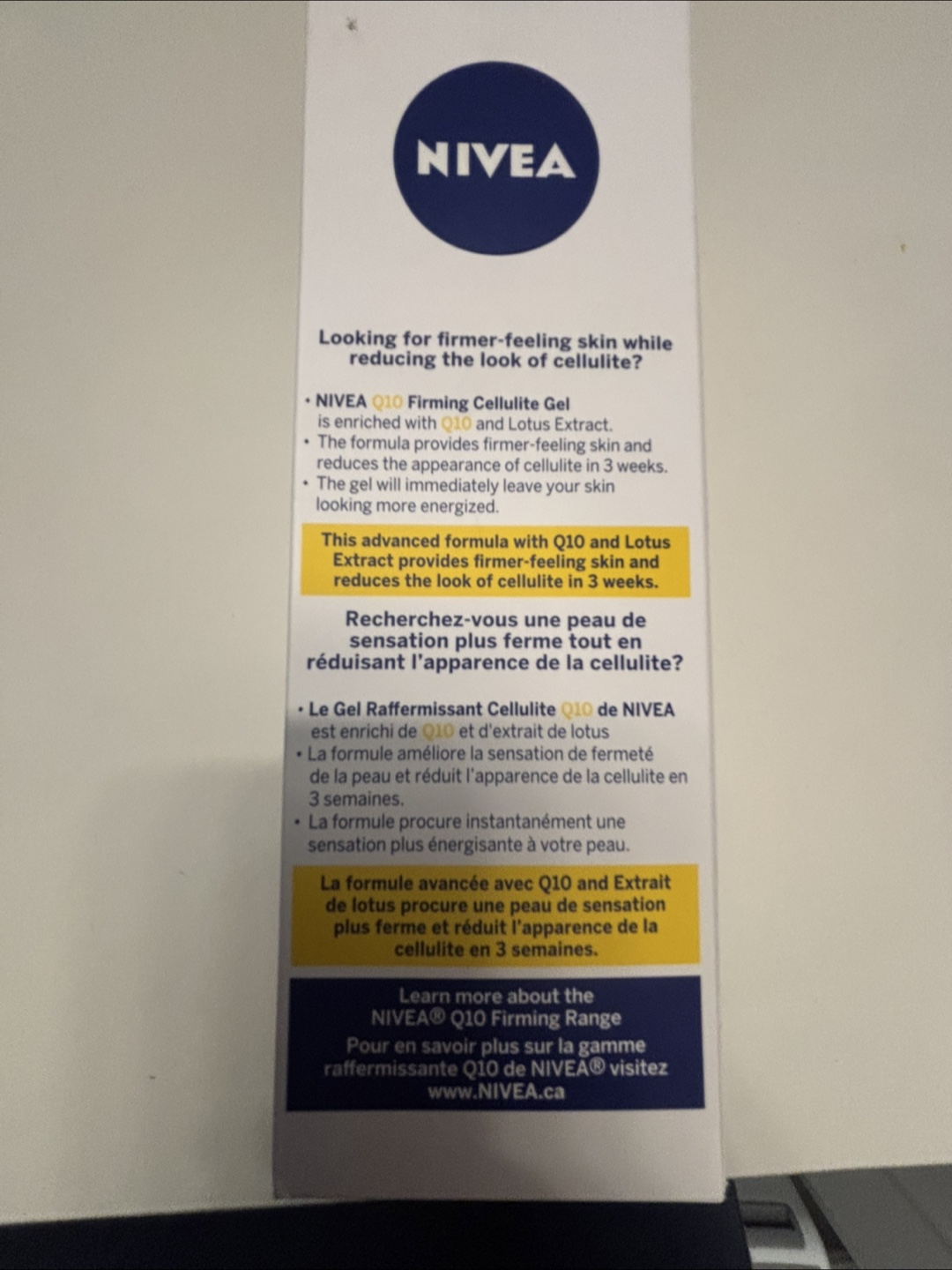 Nivea Q10 Firming Cellulite Gel - 200ml - photo 4