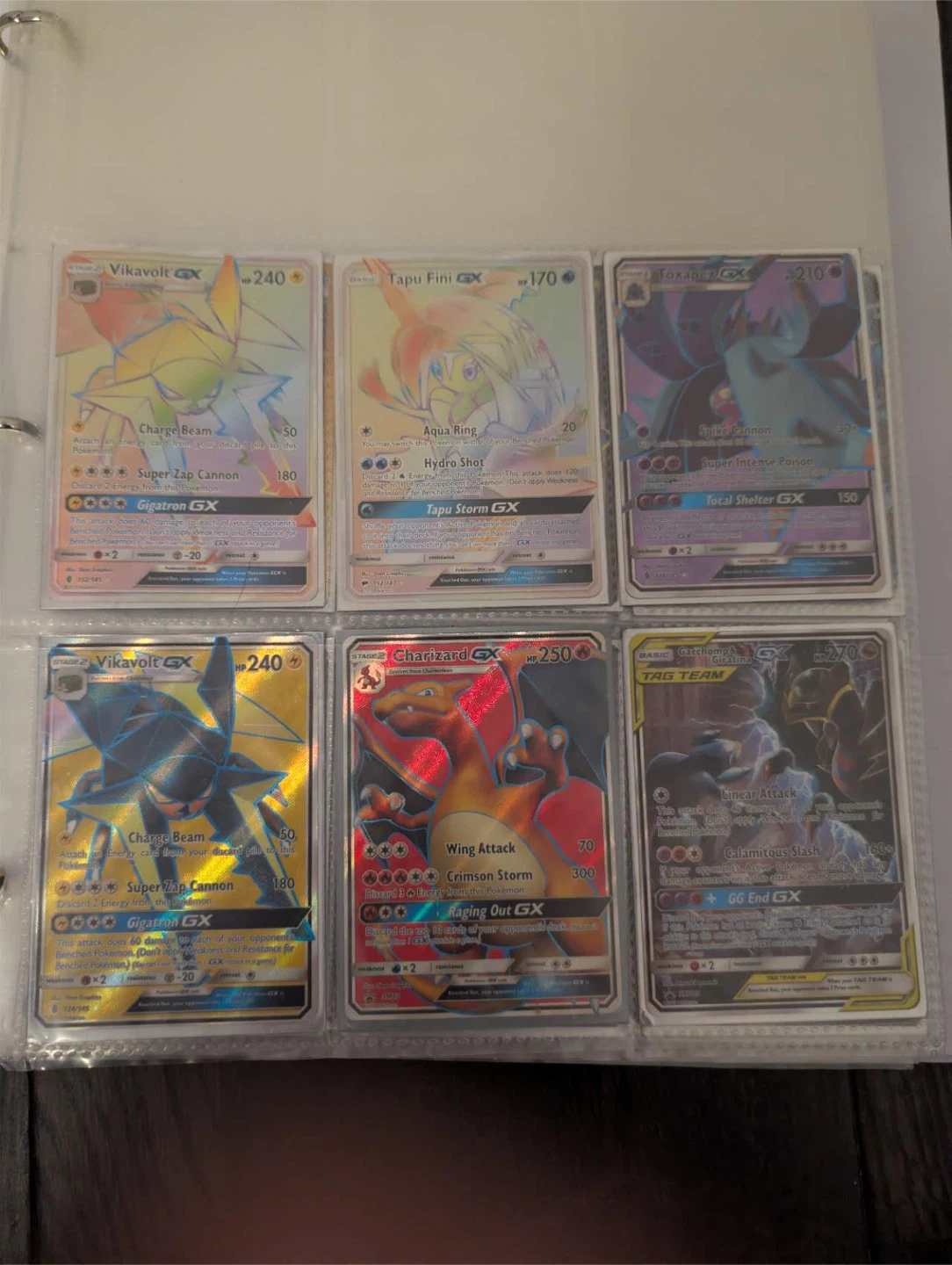 Binder of Pokémon cards