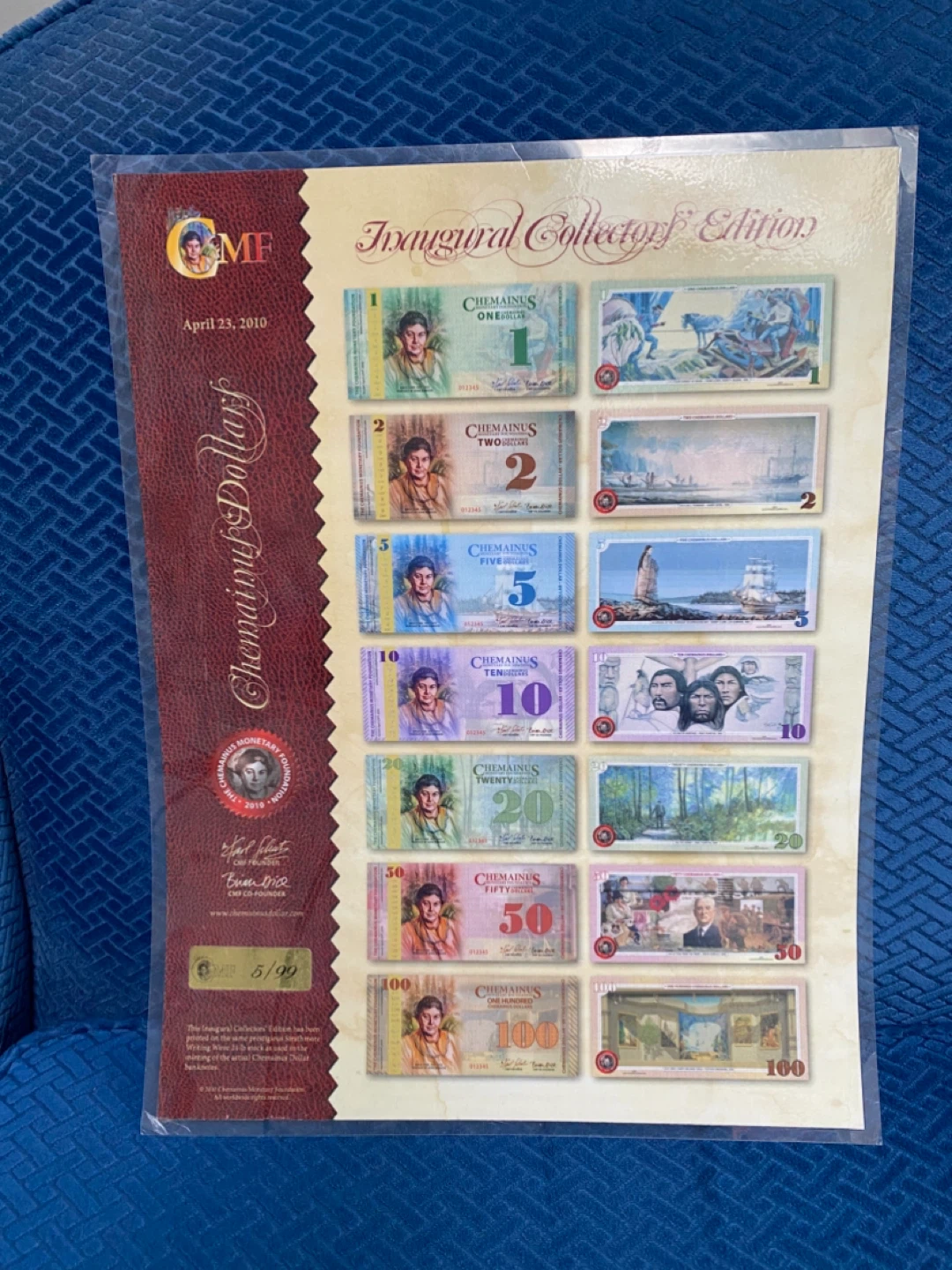 Chemainus Dollars Inaugural Collector's Edition - photo 2
