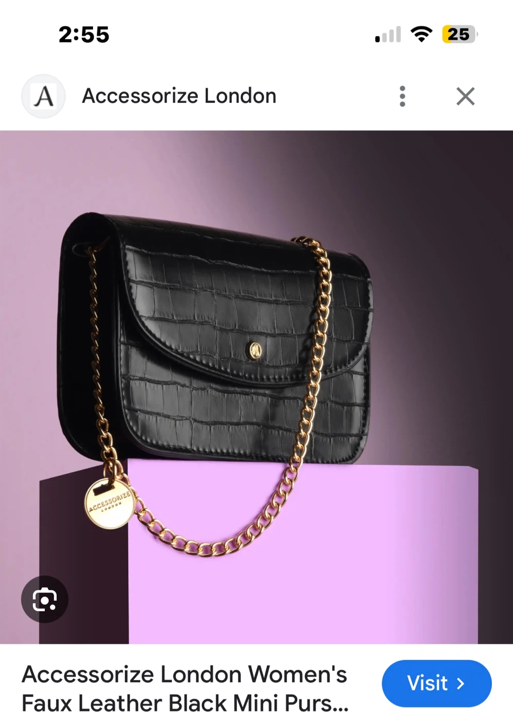 Accessorize London Mini Purse Sling Bag