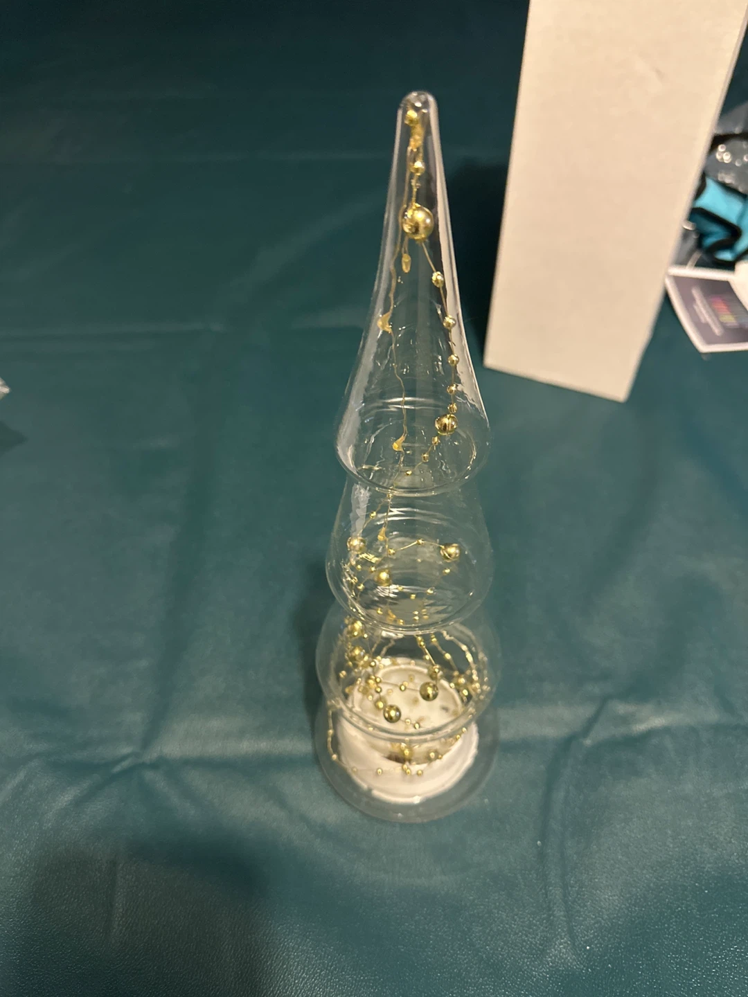 Glass Christmas Tree Decoration