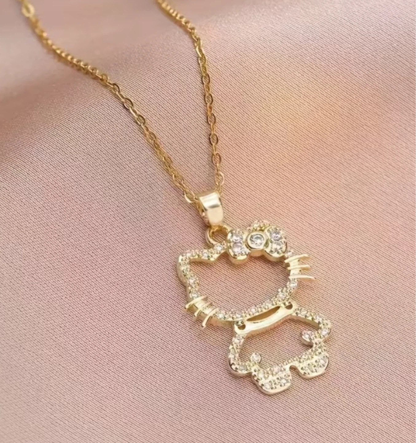 18k gold plated Hello Kitty Necklace