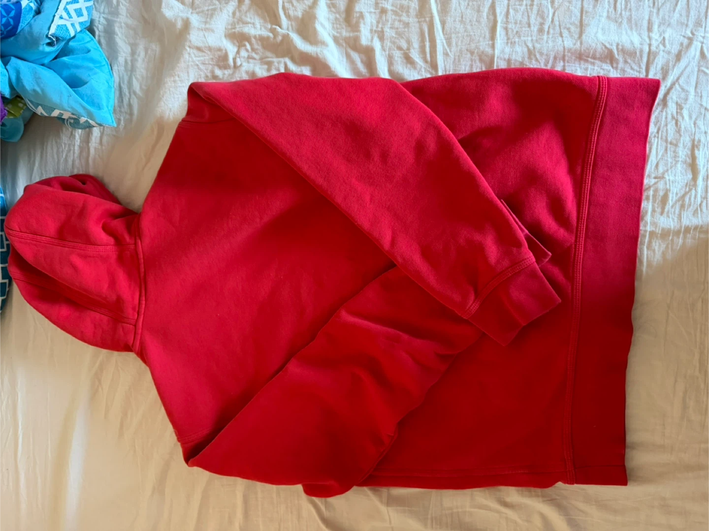 Nike Red Zip-Up Hoodie - Size Large - photo 3