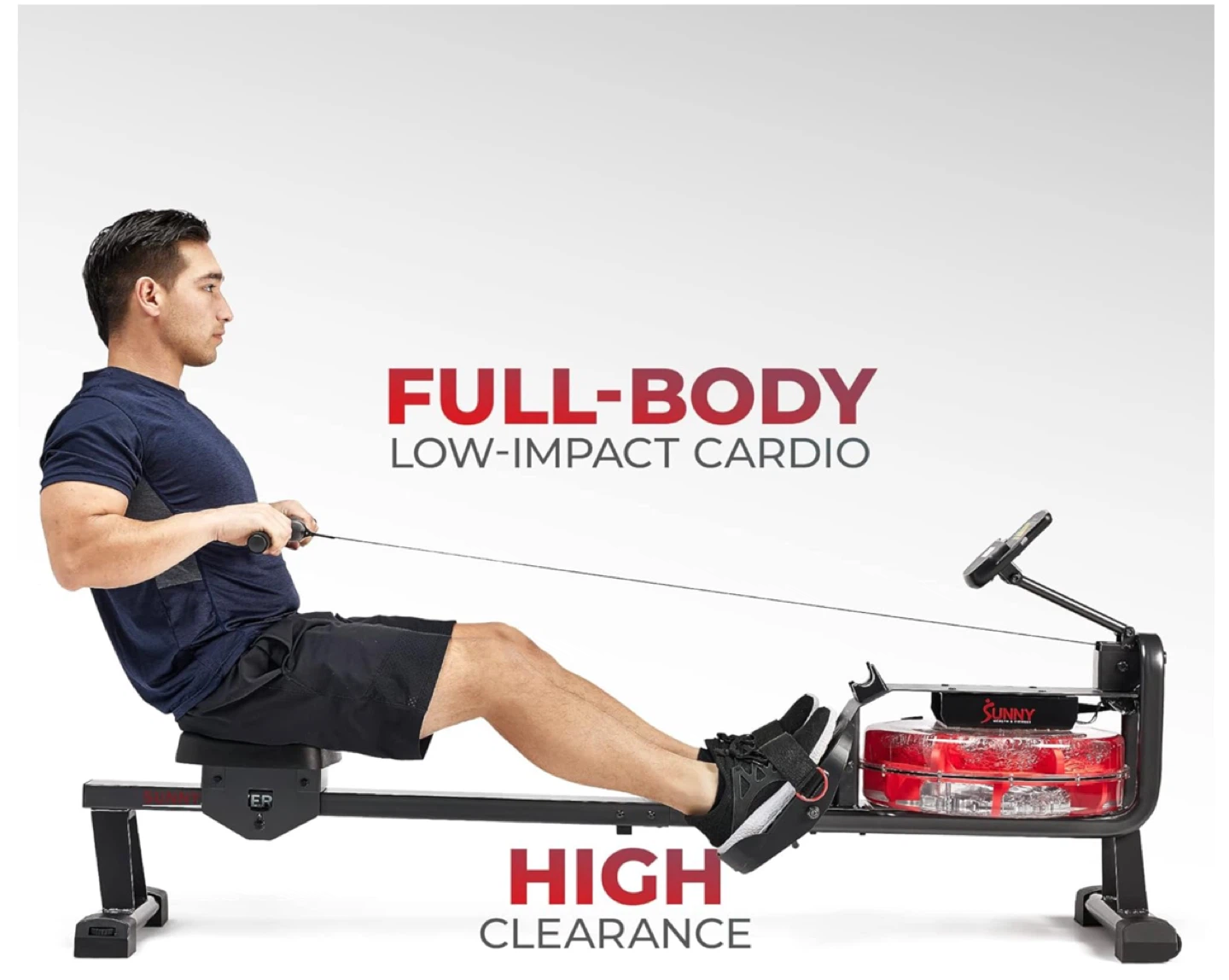 Sunny Health & Fitness Rowing Machine - photo 3