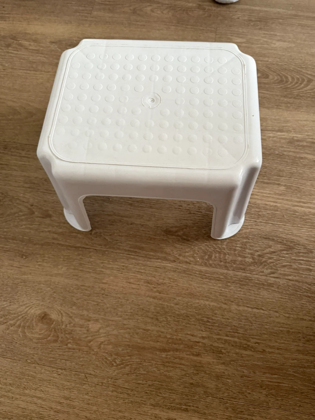 White Plastic Step Stool