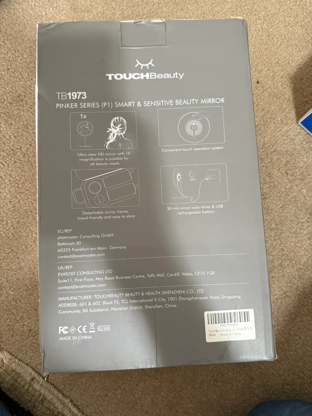 TouchBeauty TB1973 Smart & Sensitive Beauty Mirror - photo 4