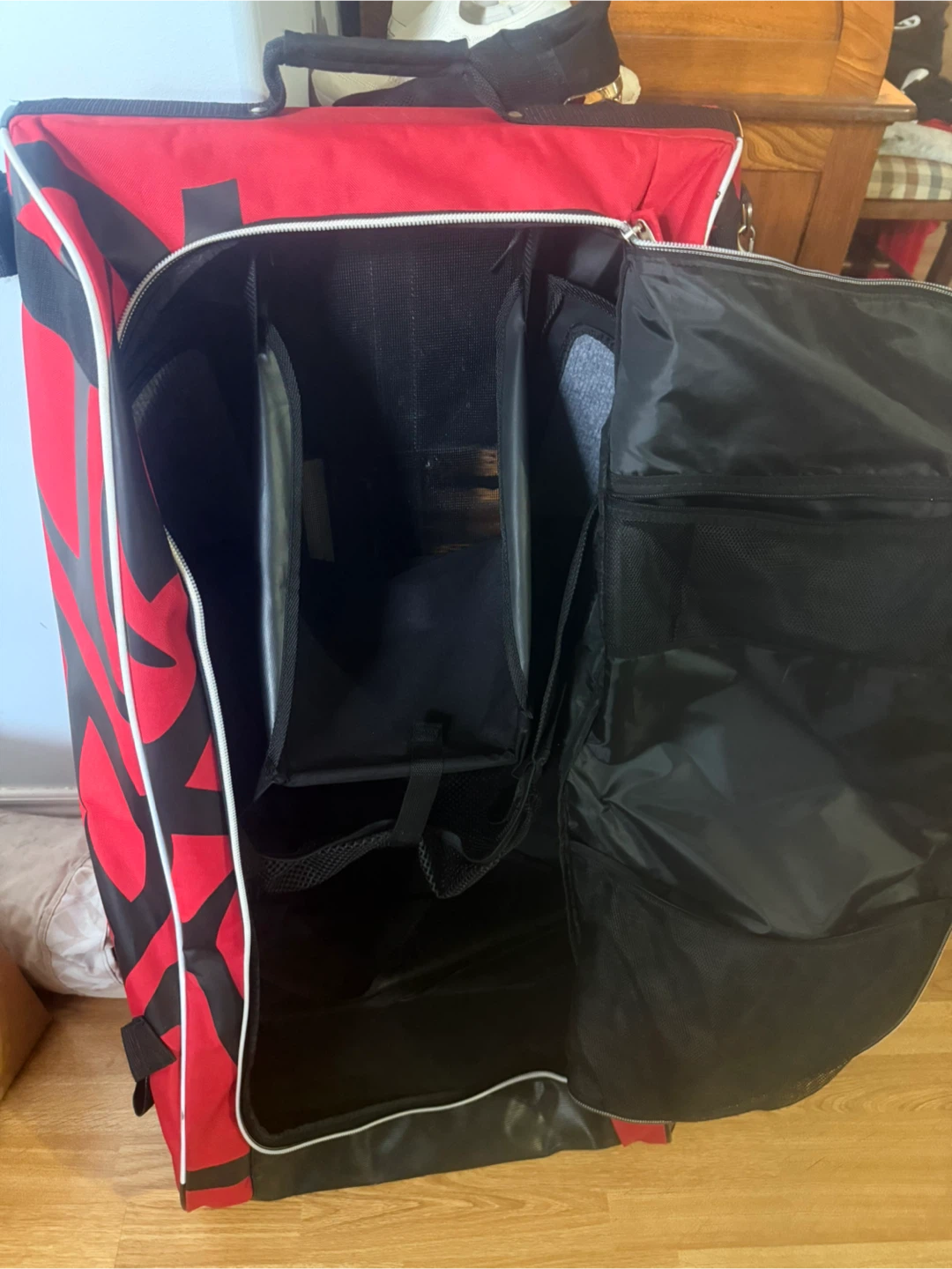 Grit Hockey Tower Equipment Bag - Red & Black - photo 2