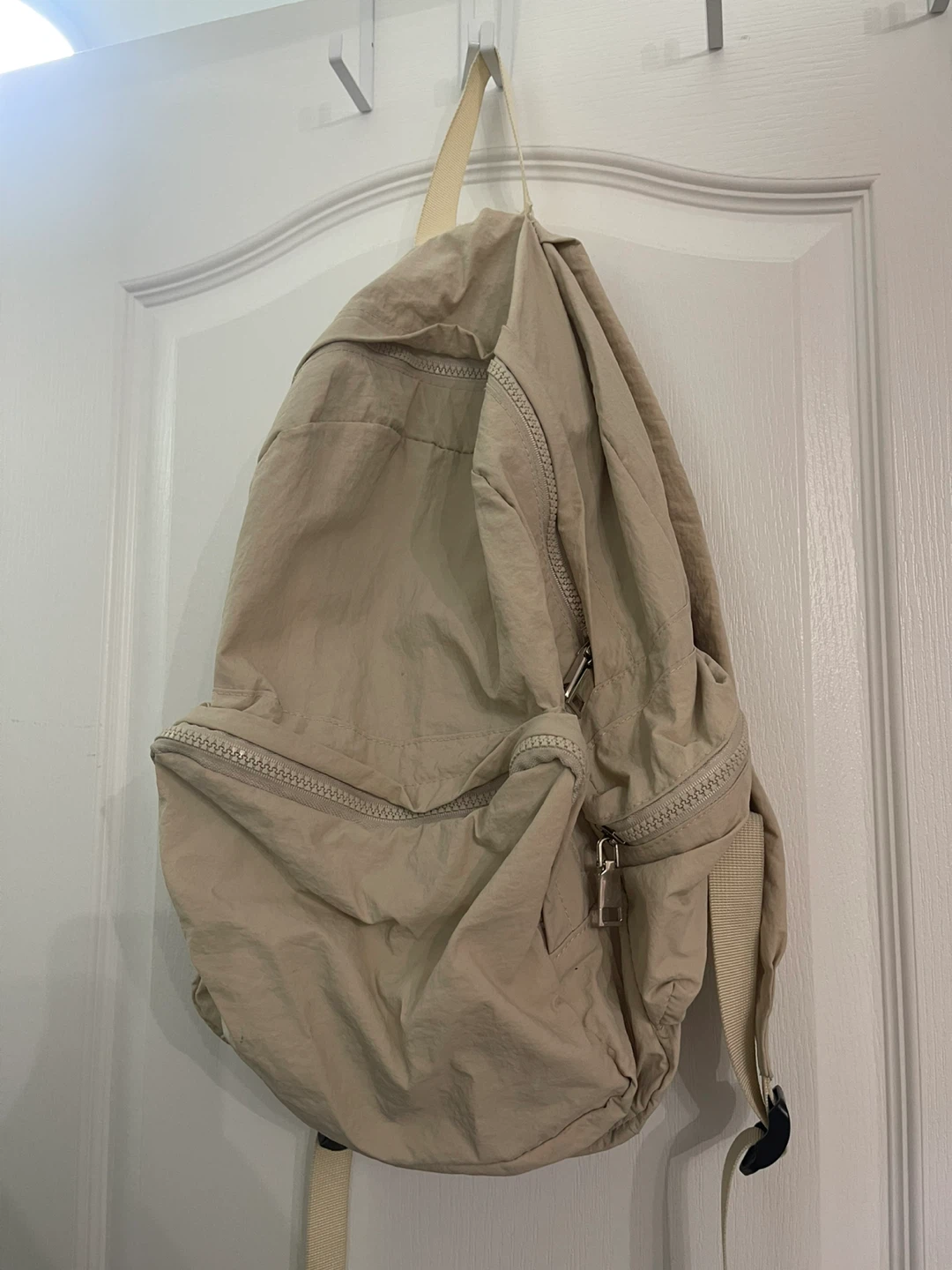 Beige Backpack