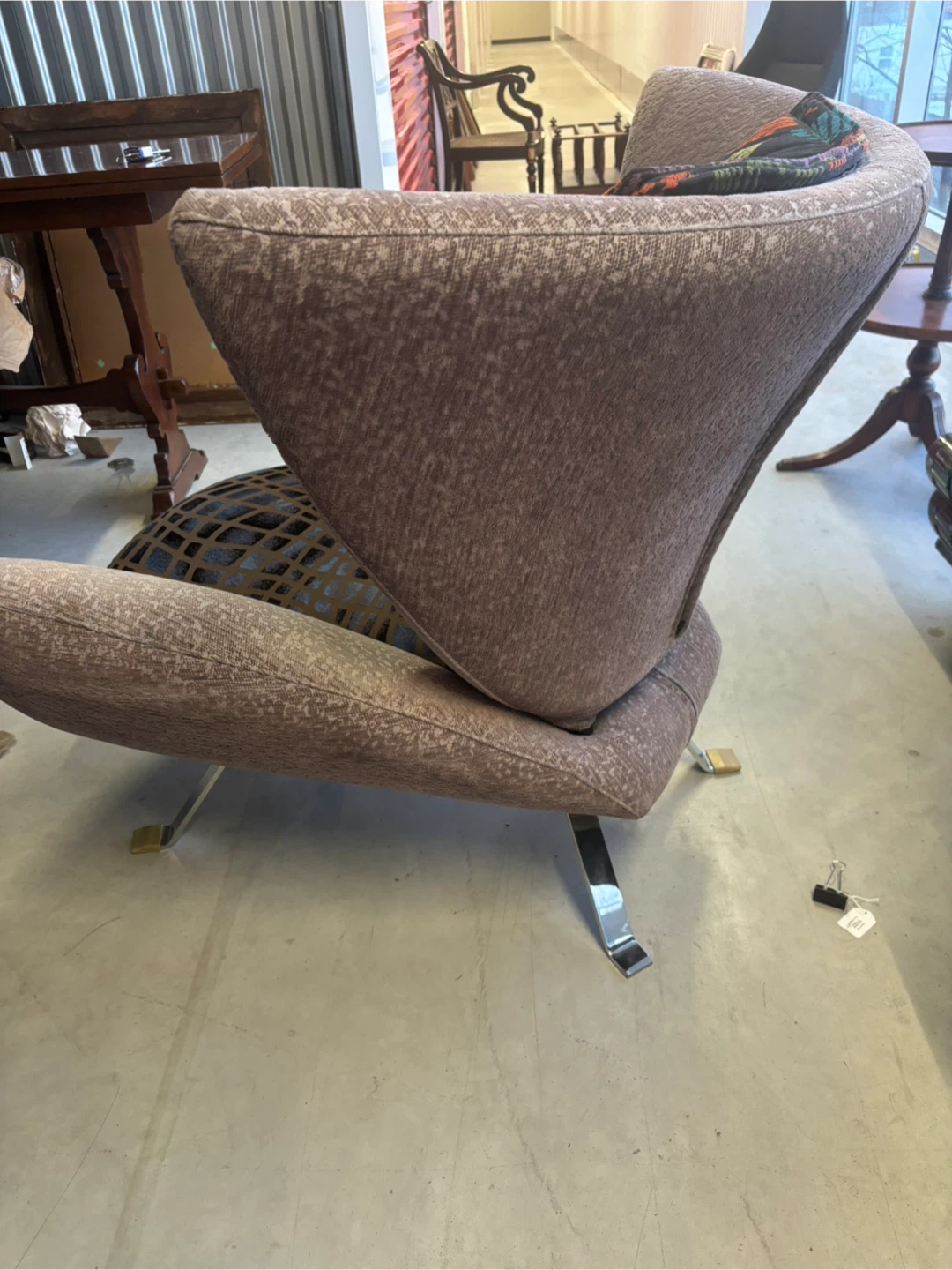 Unique custom modern Chair with Ottoman - photo 5