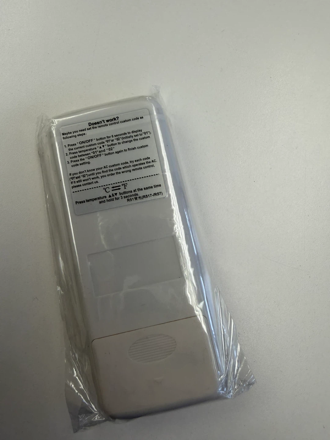 New AC Remote Control - photo 3