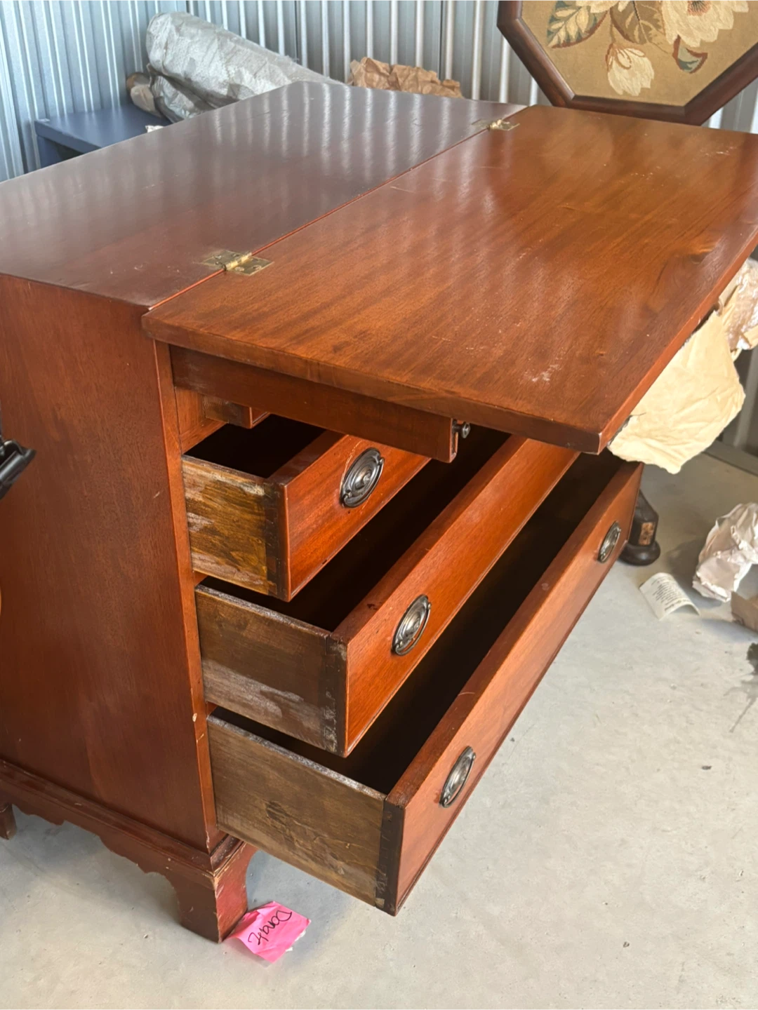 Wooden Dresser with Drawers - photo 2