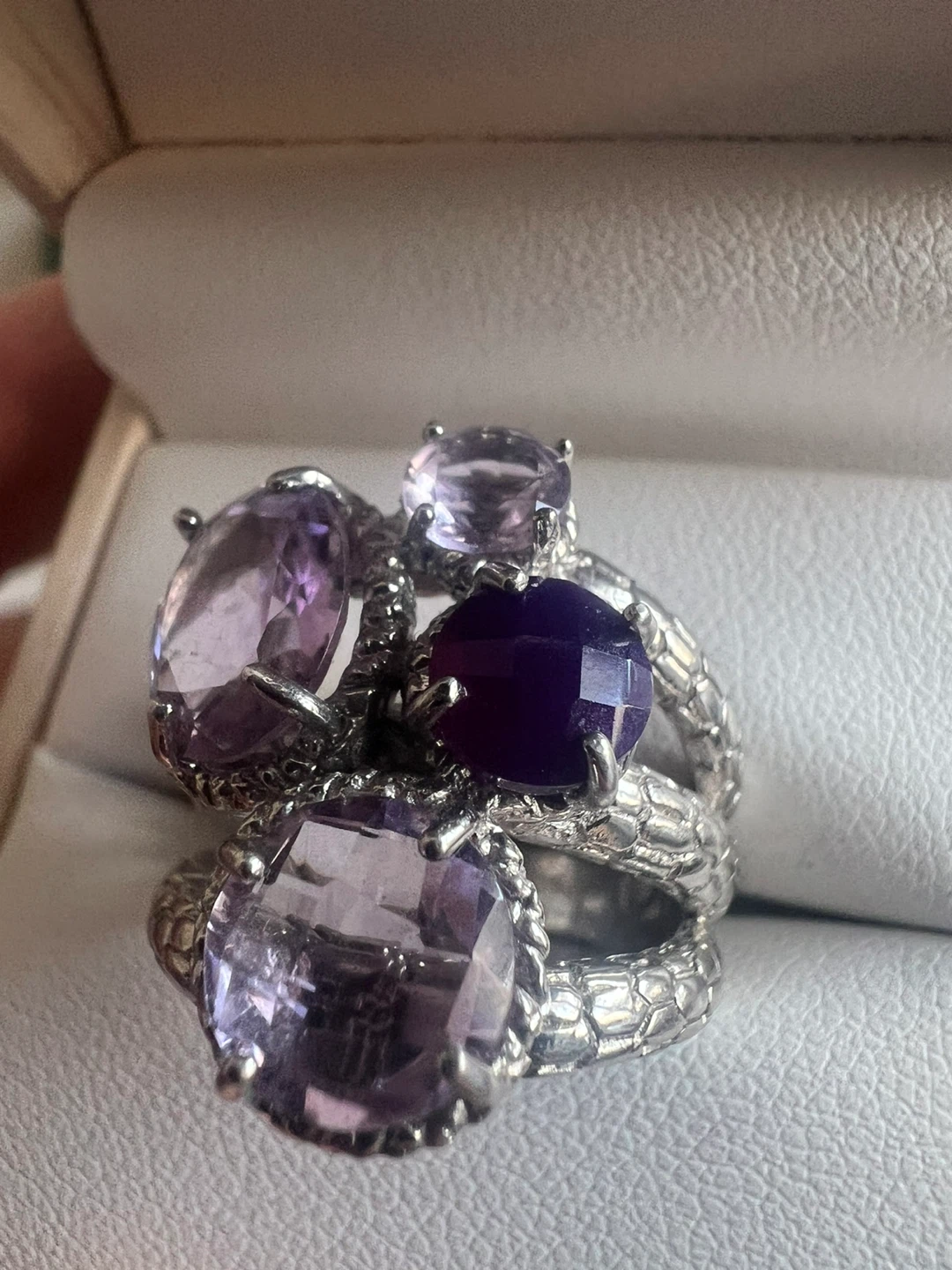 925 Silver Amethyst Ring - photo 2