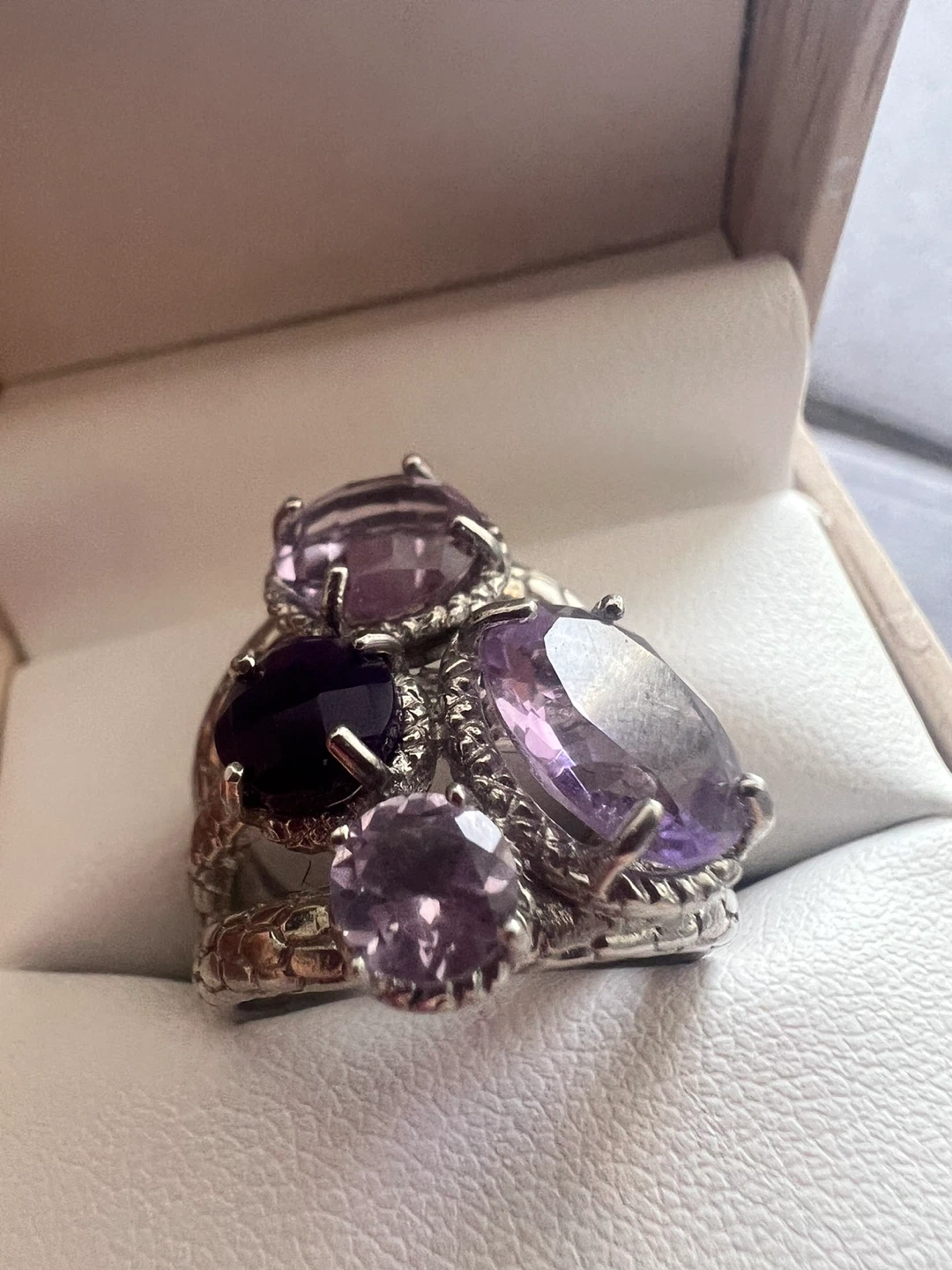 925 Silver Amethyst Ring - photo 3