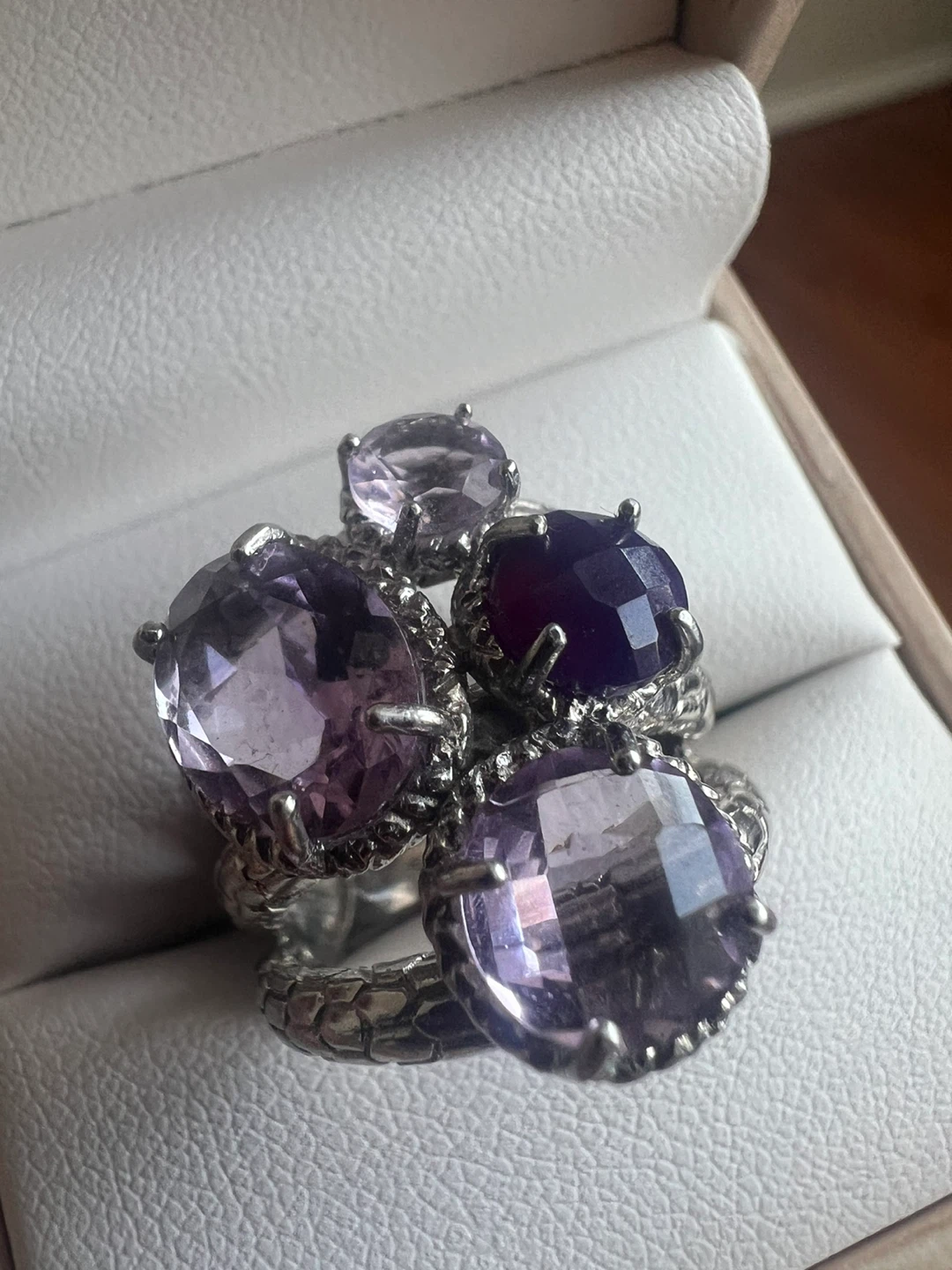 925 Silver Amethyst Ring
