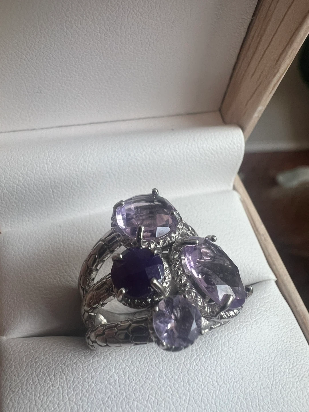 925 Silver Amethyst Ring - photo 4