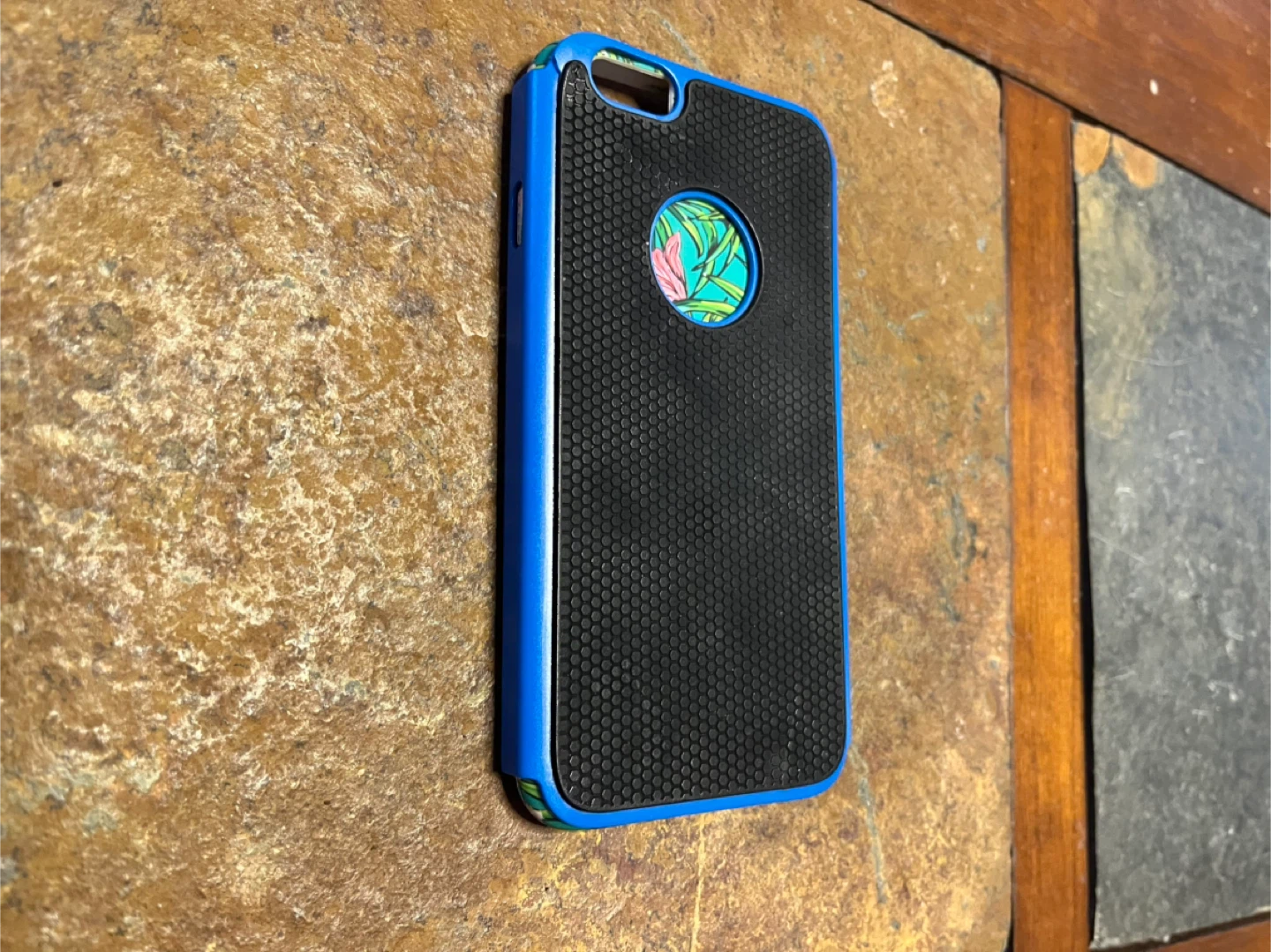 iPhone 6/6s Phone Cases - Floral & Blue/Black - photo 2