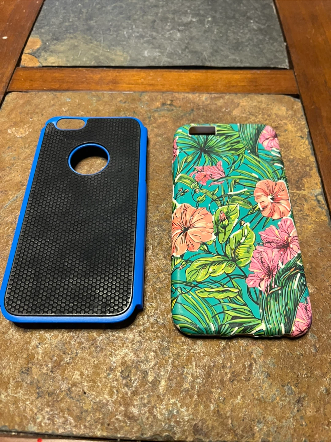 iPhone 6/6s Phone Cases - Floral & Blue/Black - photo 4