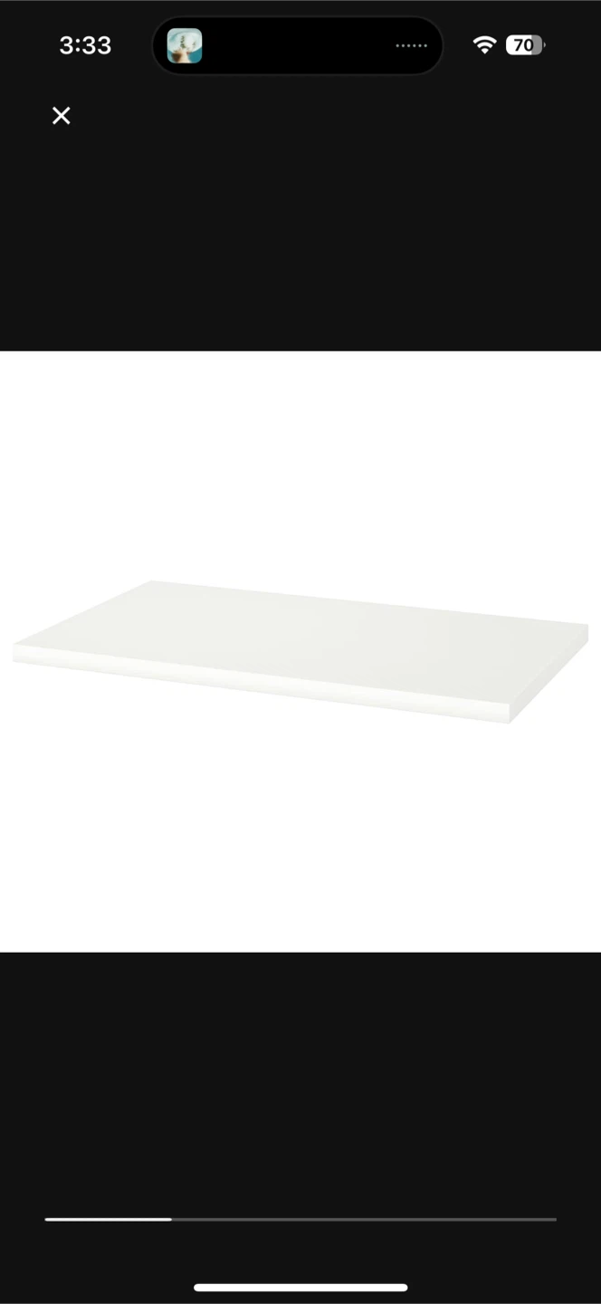 IKEA LINNMON White Tabletop - 39 3/8x23 5/8"