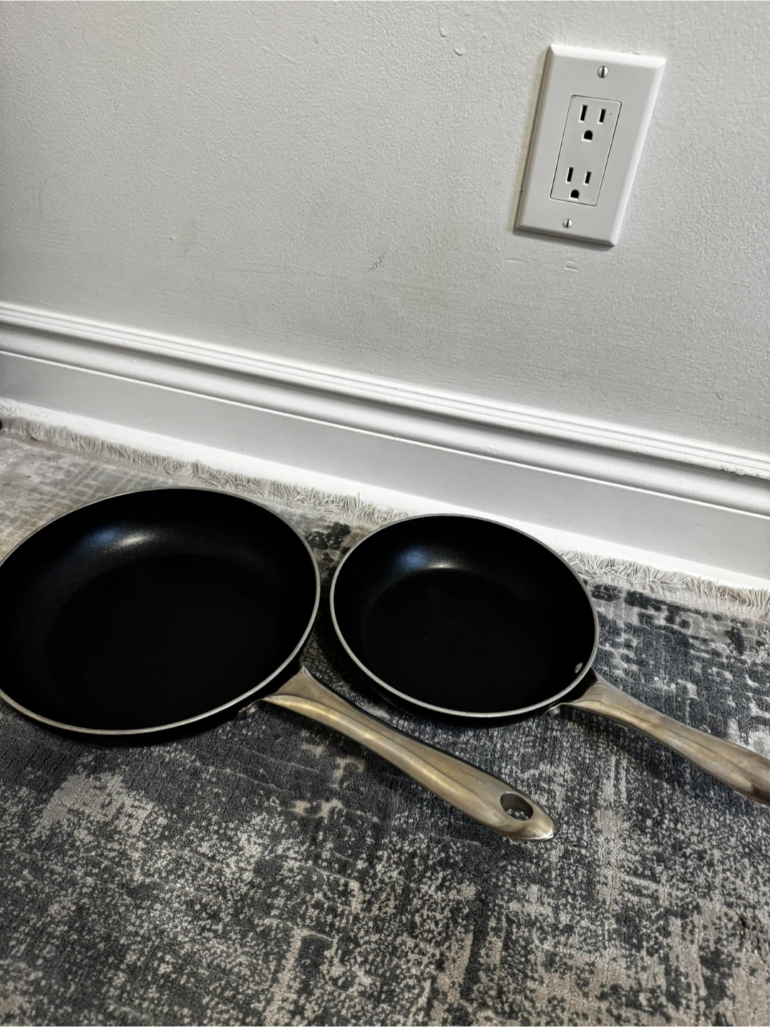 Lagostina Black Frying Pans - Set of 2