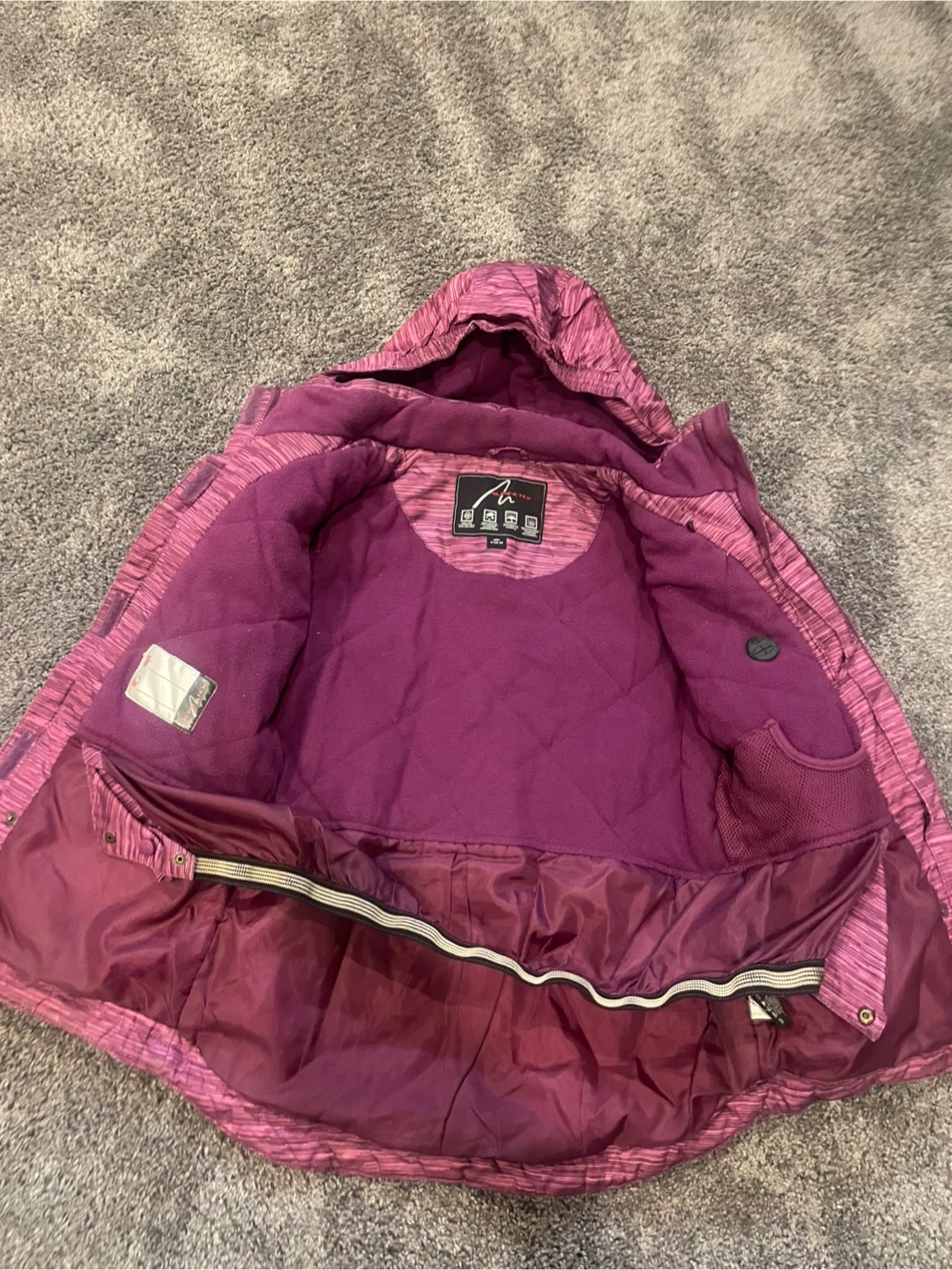Alpine Tek Purple Winter Jacket - Size M (10-12) - photo 2