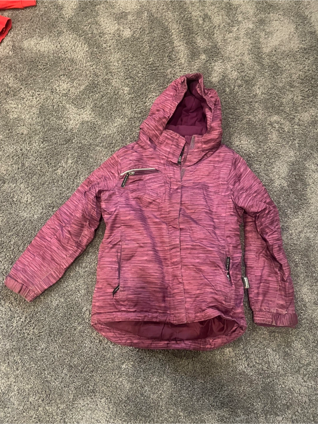 Alpine Tek Purple Winter Jacket - Size M (10-12)