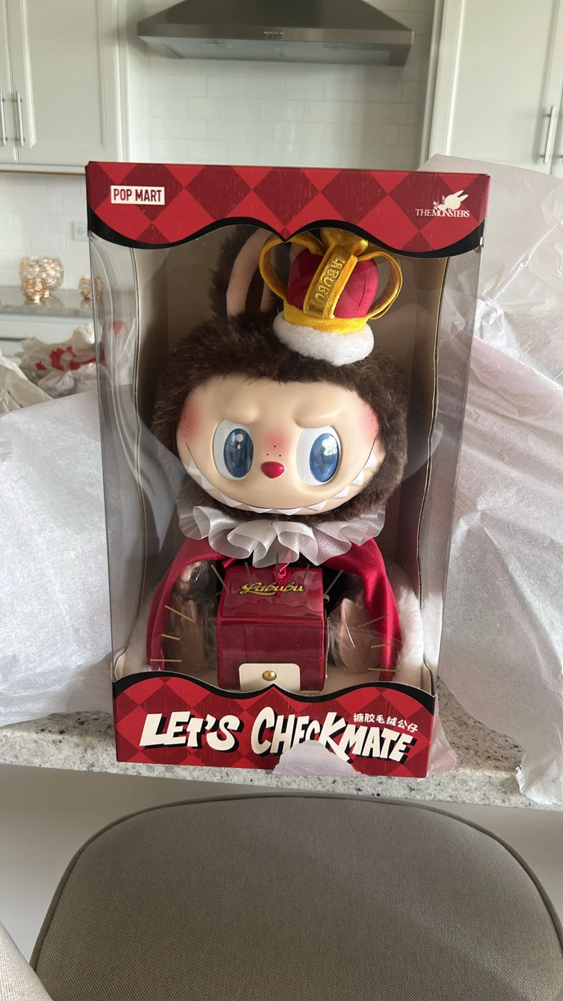 Labubu Let's Checkmate Plush Pop Mart The Monsters