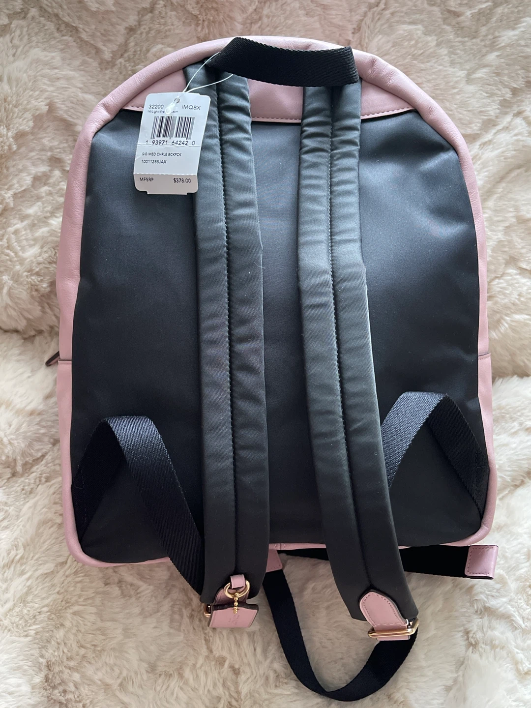 Coach Sig Med Chrle Backpack - Pink/Beige - photo 2