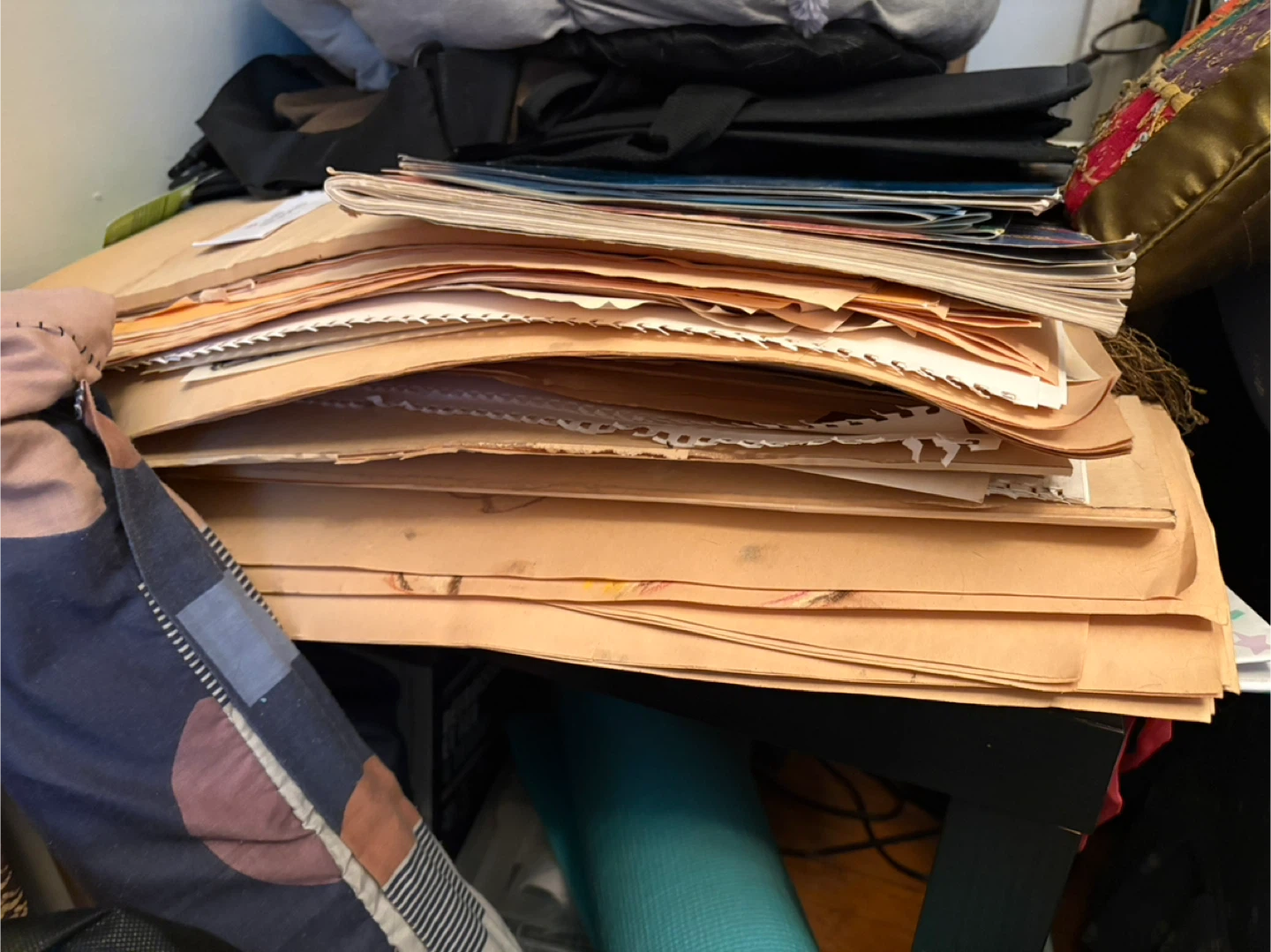 Stack of drawings