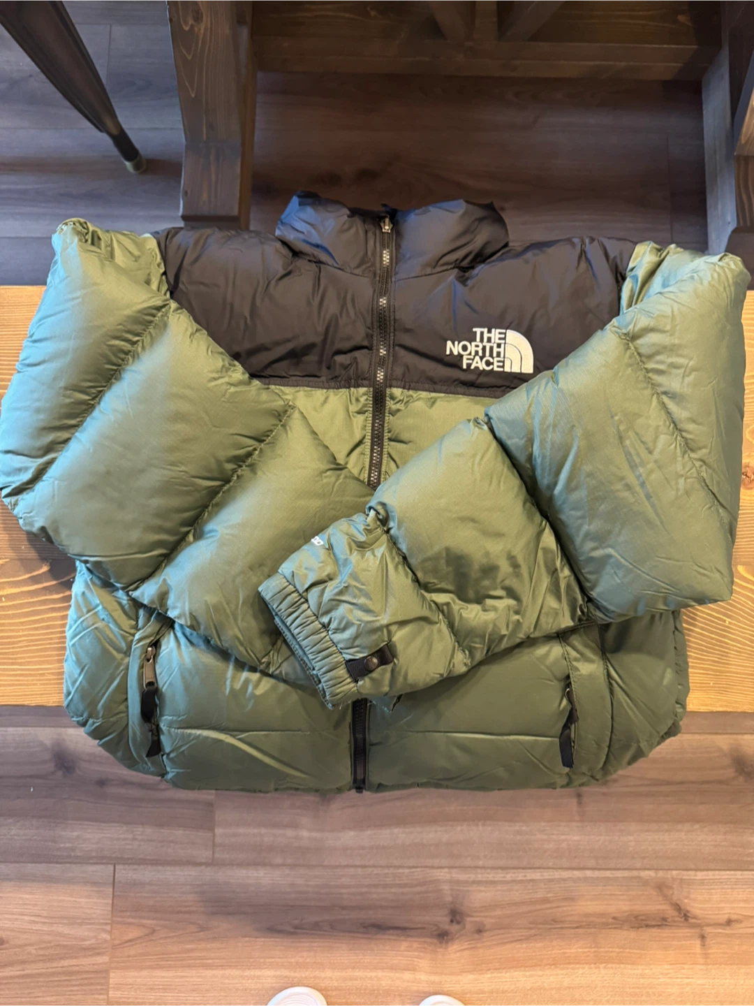 The North Face Puffer Jacket - Olive Green