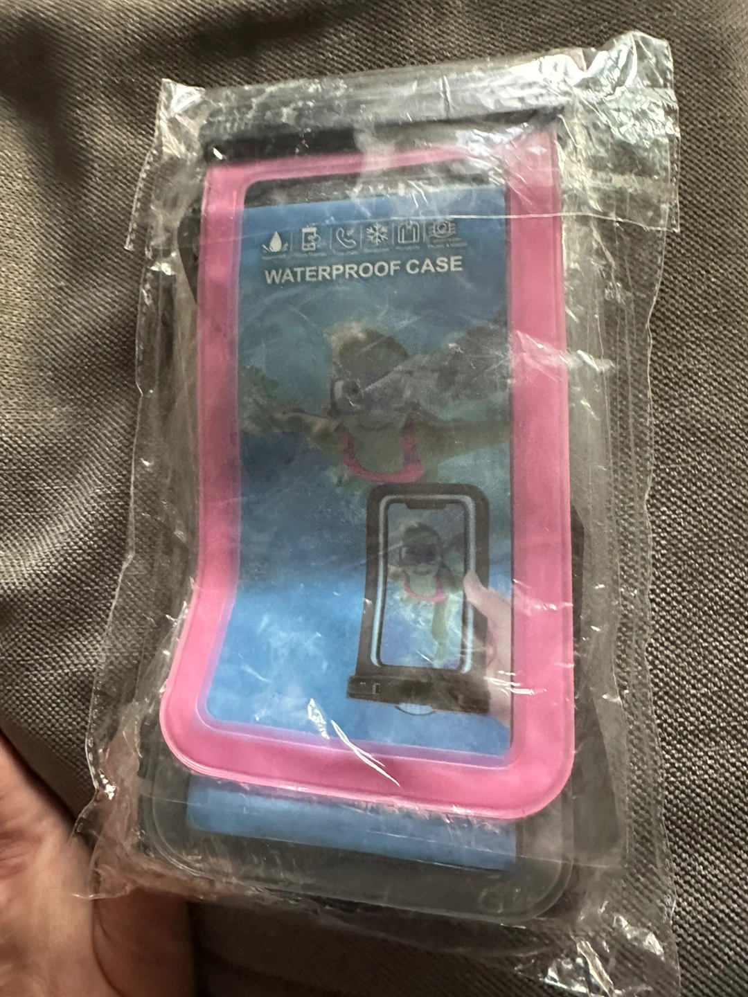New Waterproof Phone Case - Pink