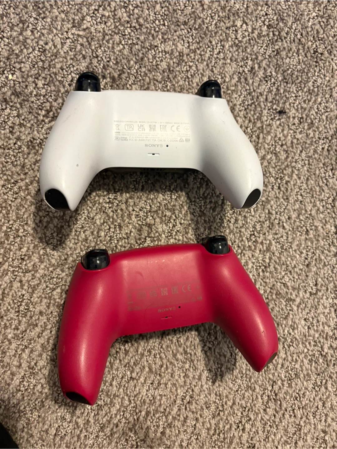 White and Pink- PS5 Controllers - photo 4