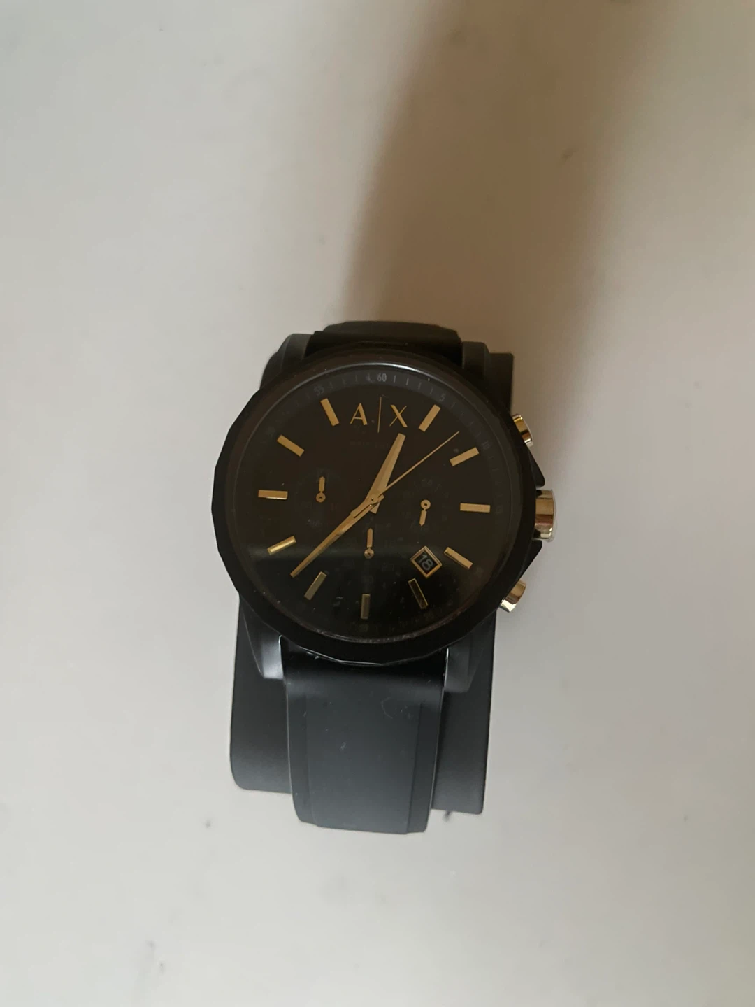 Armani Exchange Black Watch with Box - photo 2