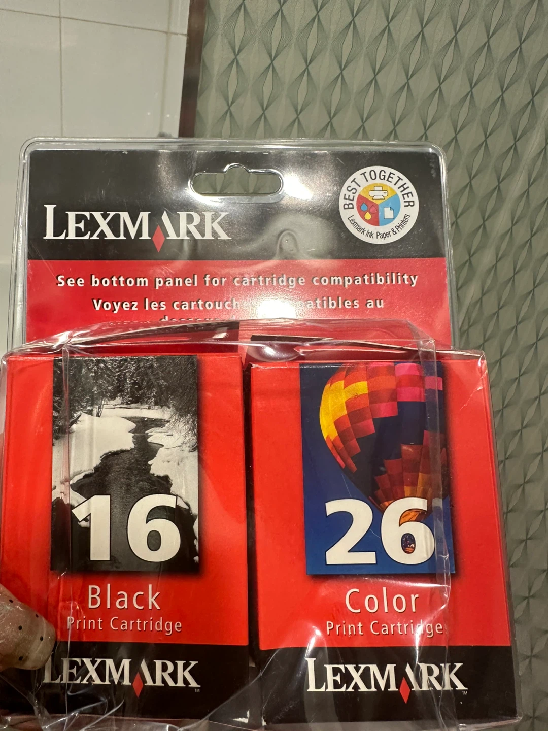 Lexmark 16 Black & 26 Colour Ink Cartridges