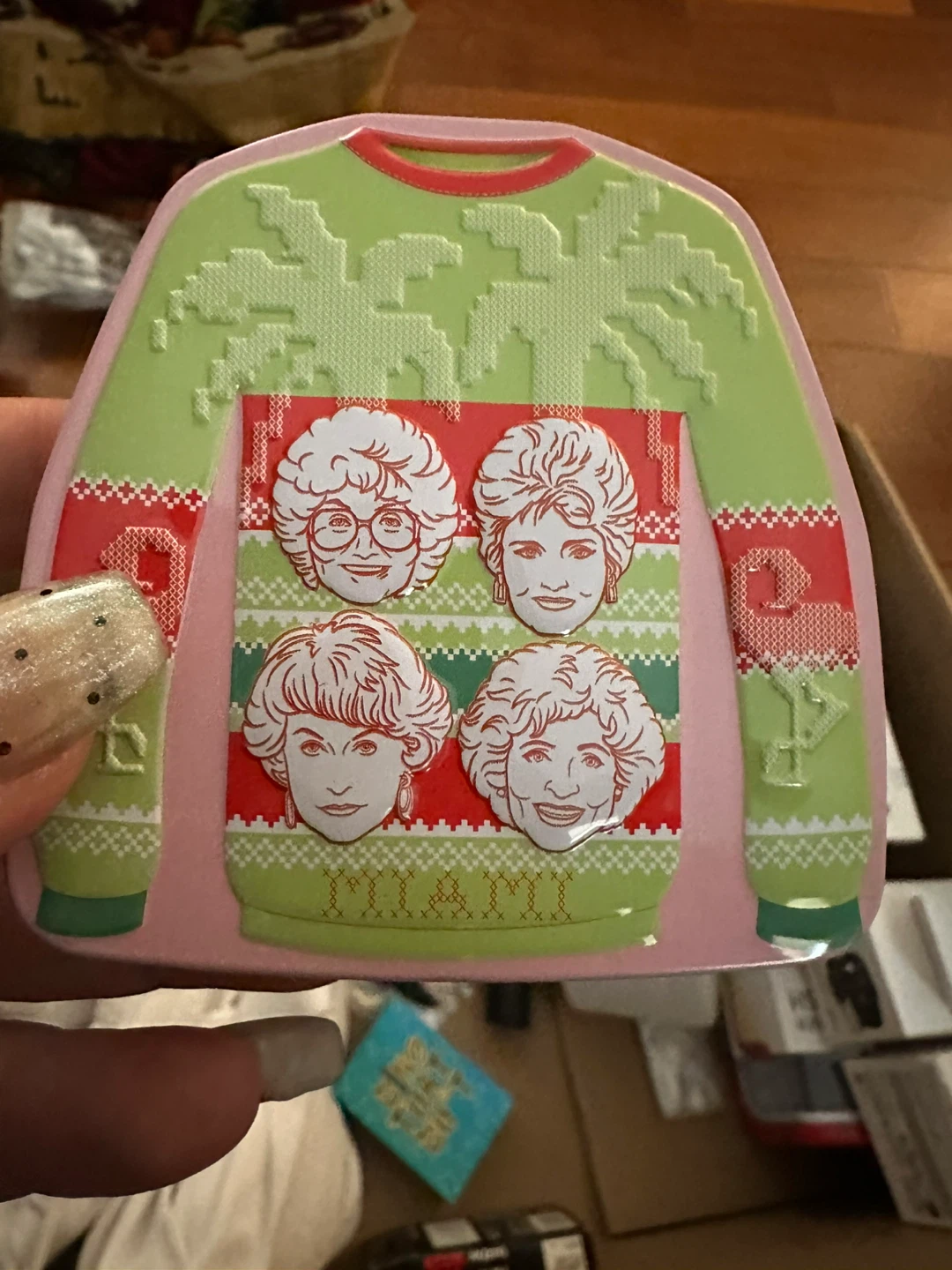 Golden Girls Ugly Christmas Sweater Tin