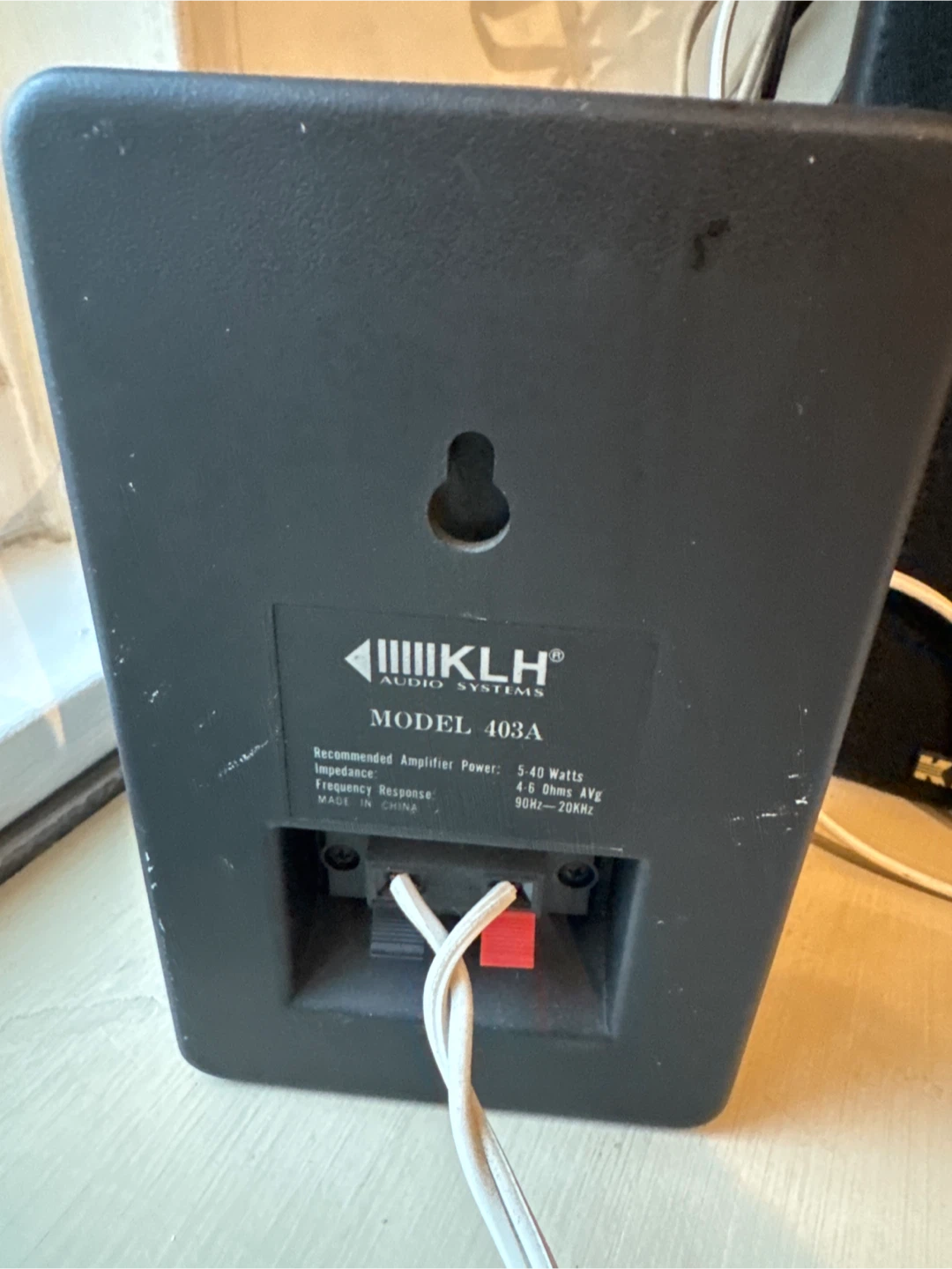 KLH Audio Systems Model 403A Speaker - photo 3