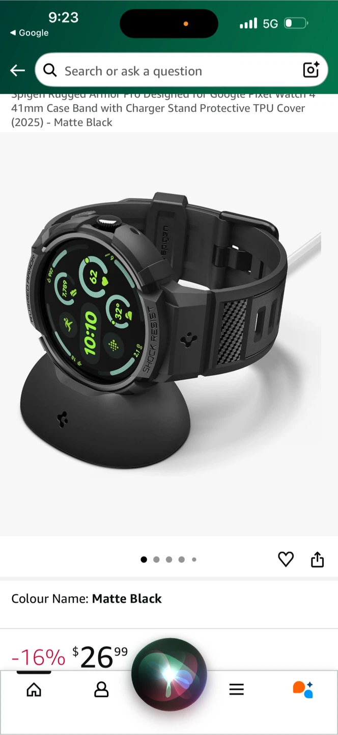 Spigen Rugged Armor Pro Google Pixel Watch 45mm - photo 2