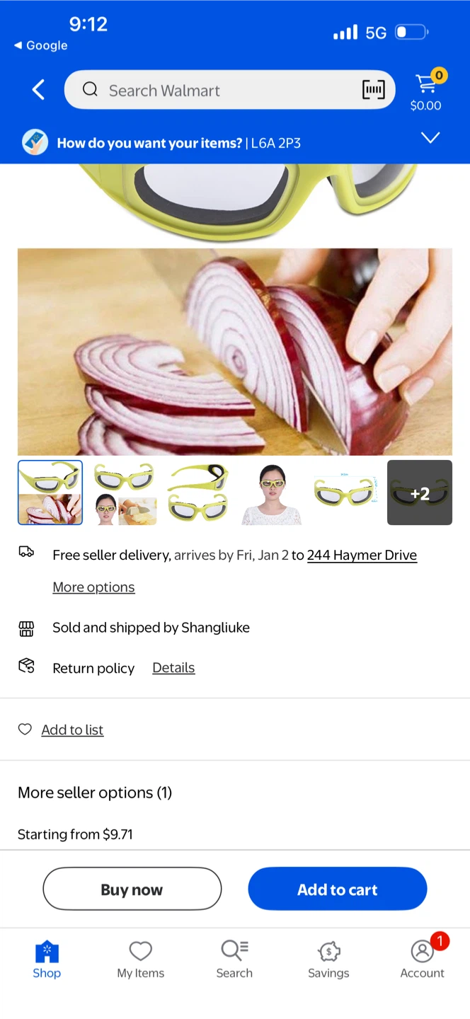 Anti-Spicy Onion Goggles - New - photo 2